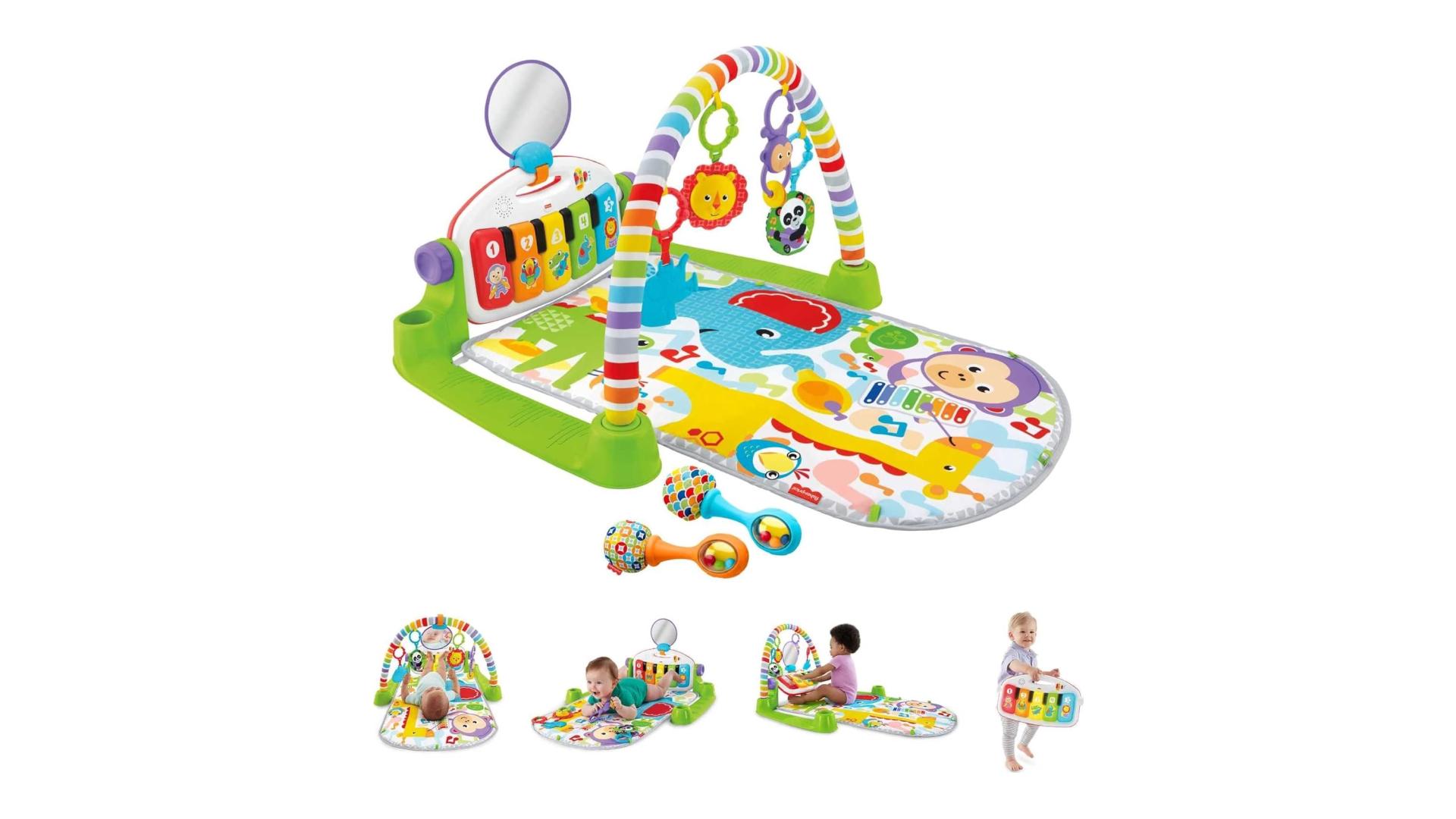 baby play and piano gym