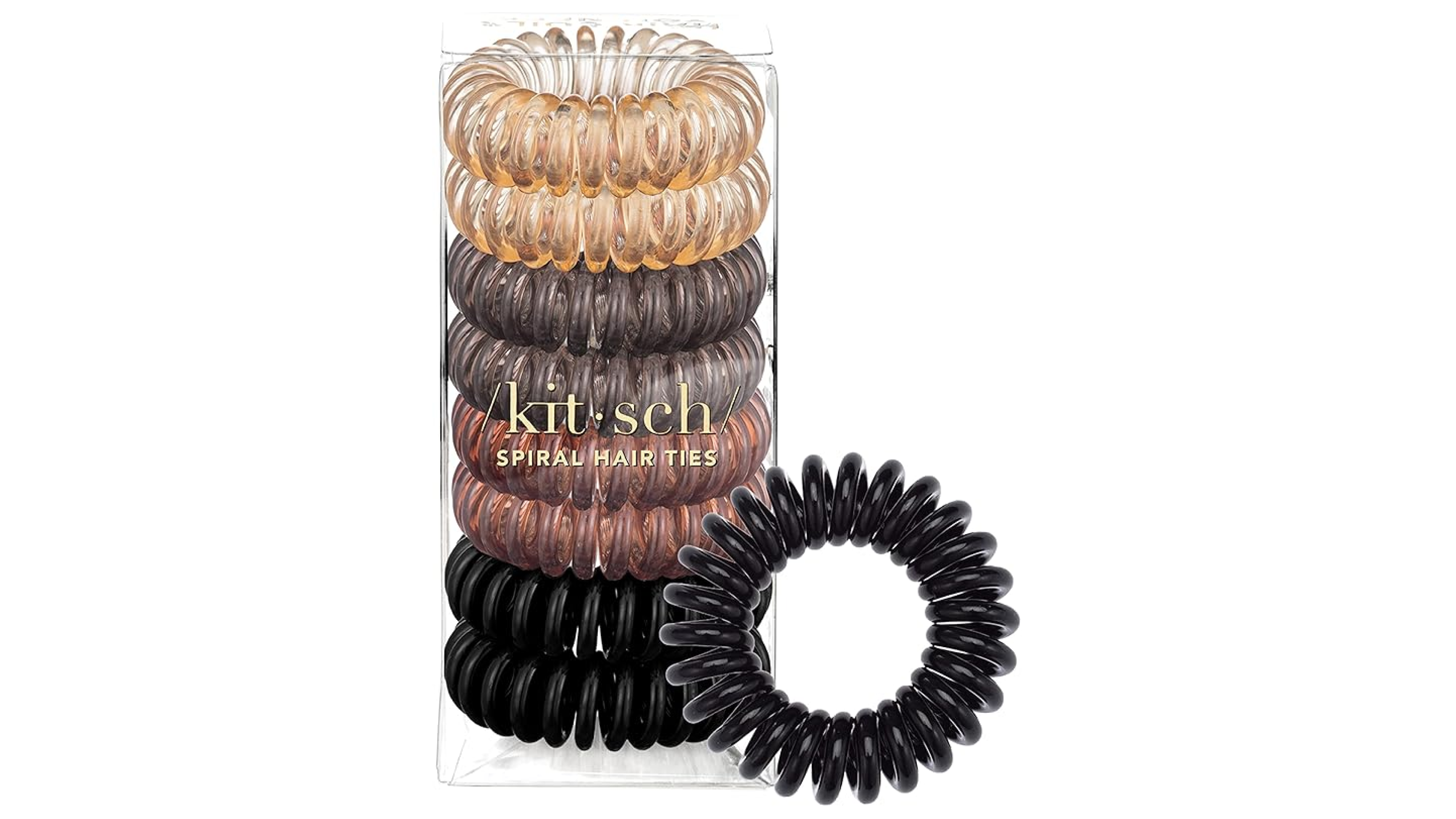 kitsch spiral hair ties