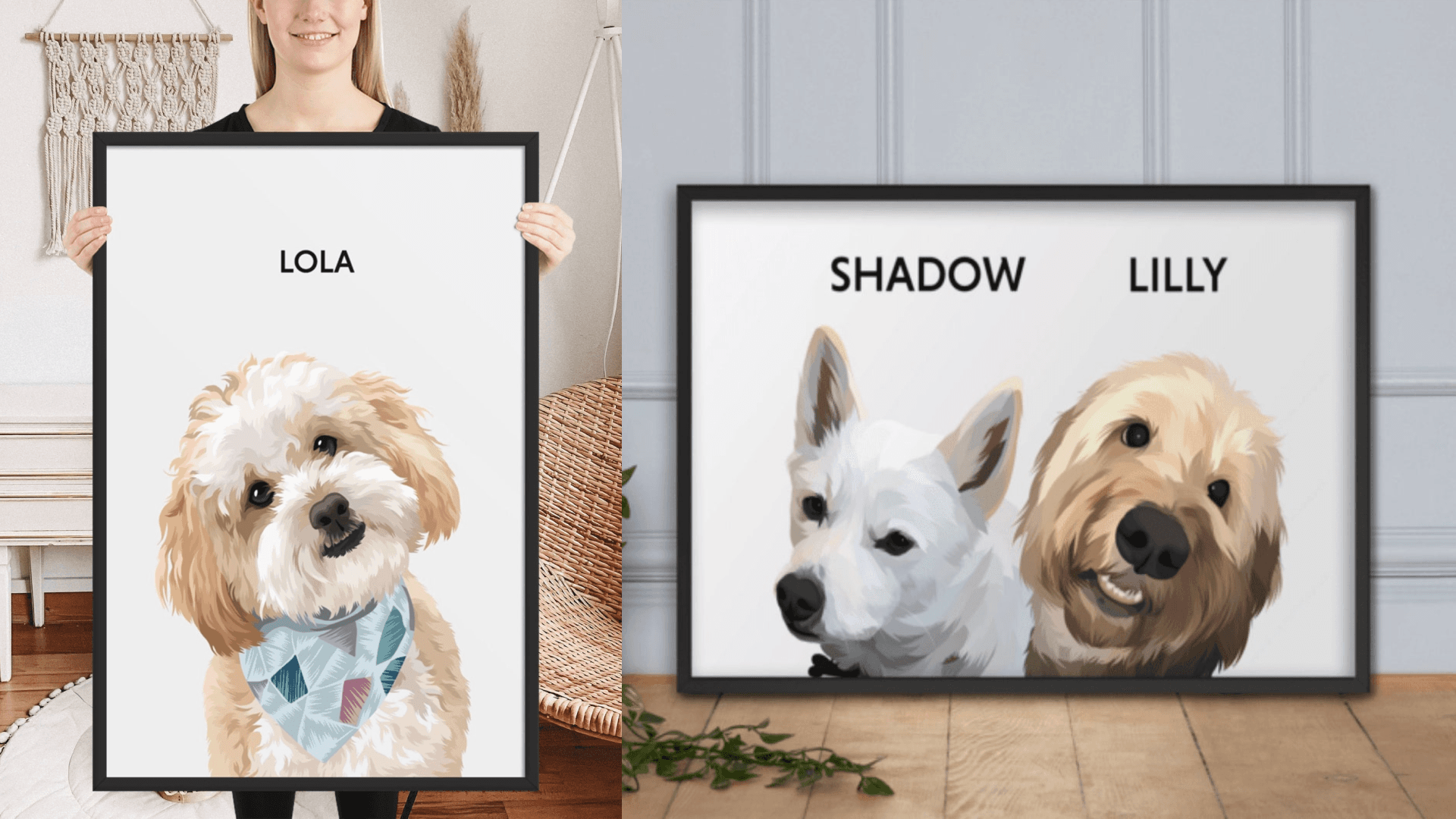 Custom pet portrait