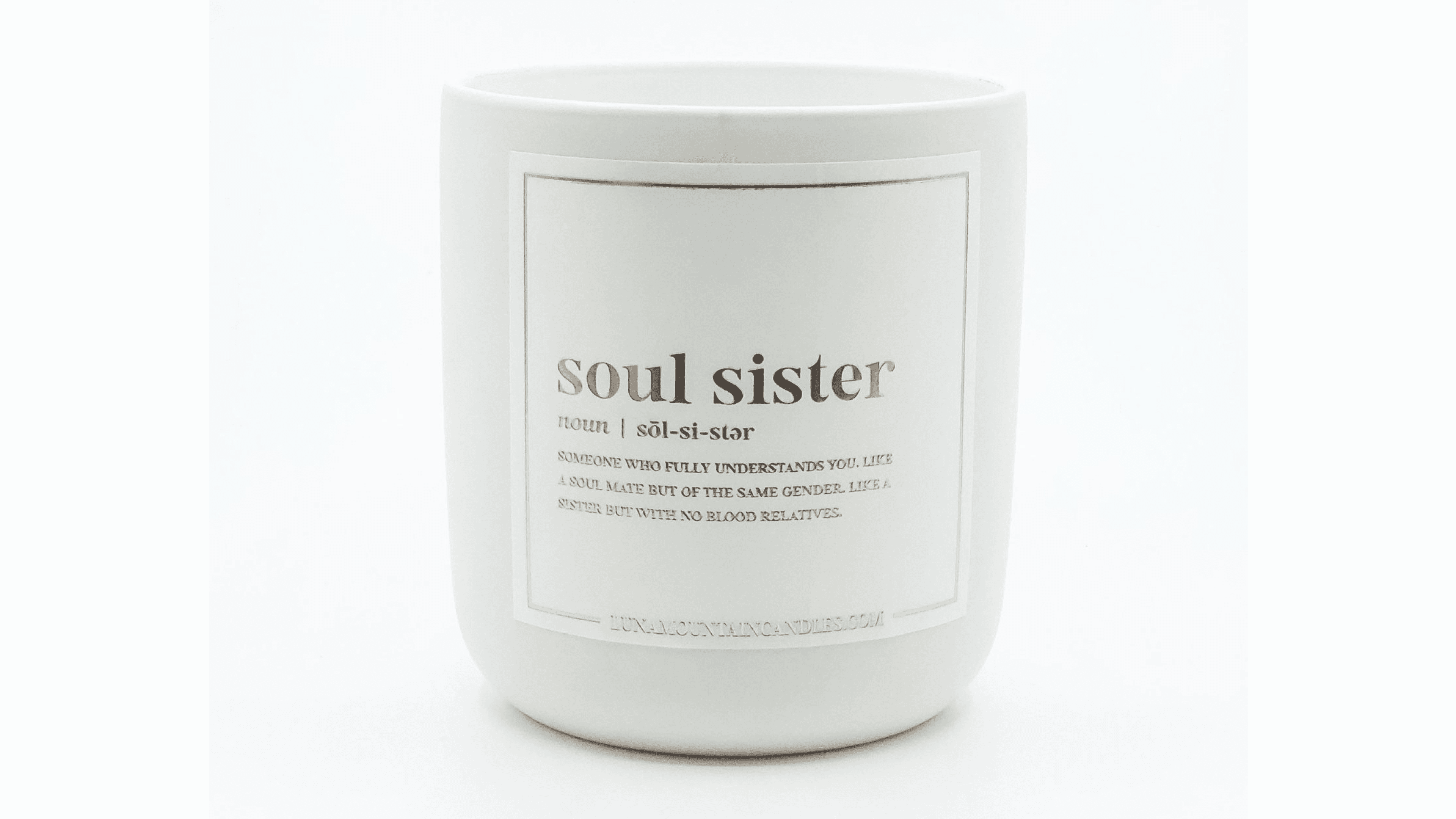 soul sister-themed candle to send to your best friend