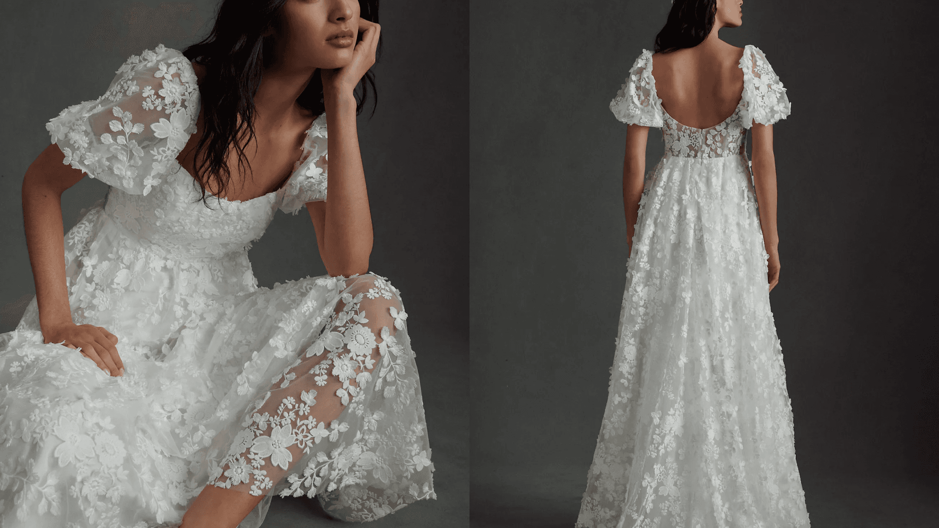 Lace wedding dress