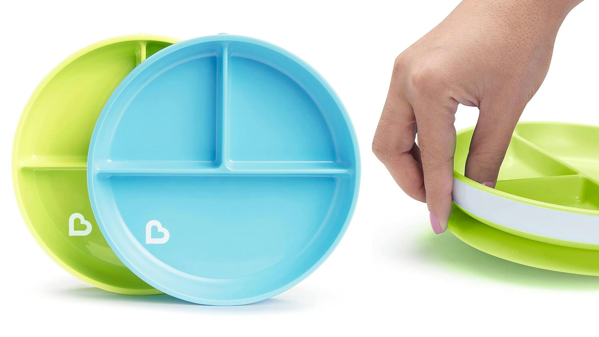 divided plates with suction bottoms for kids