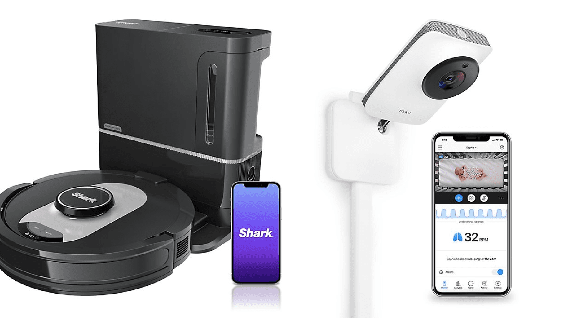 Bed Bath & Beyond Roomba and baby monitor