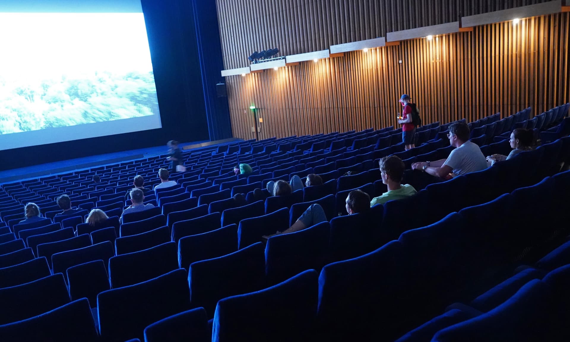 A movie theater