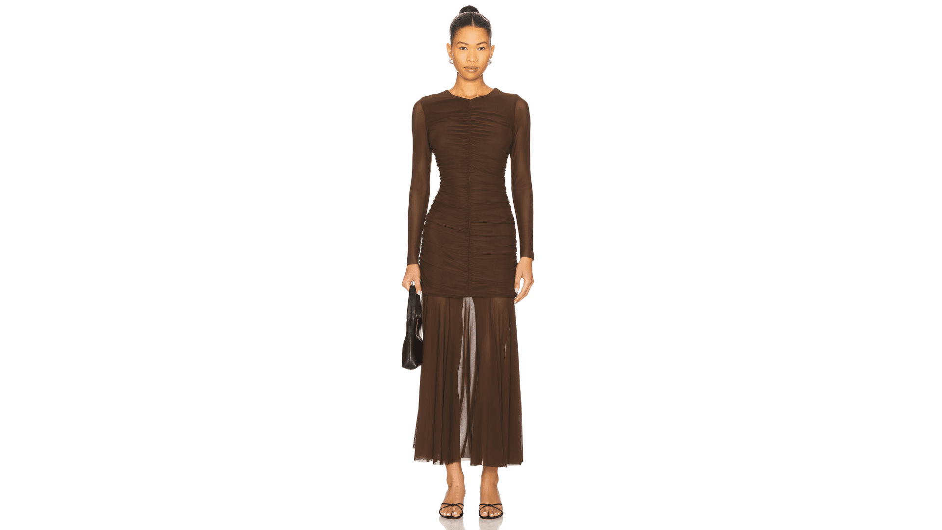 brown dress