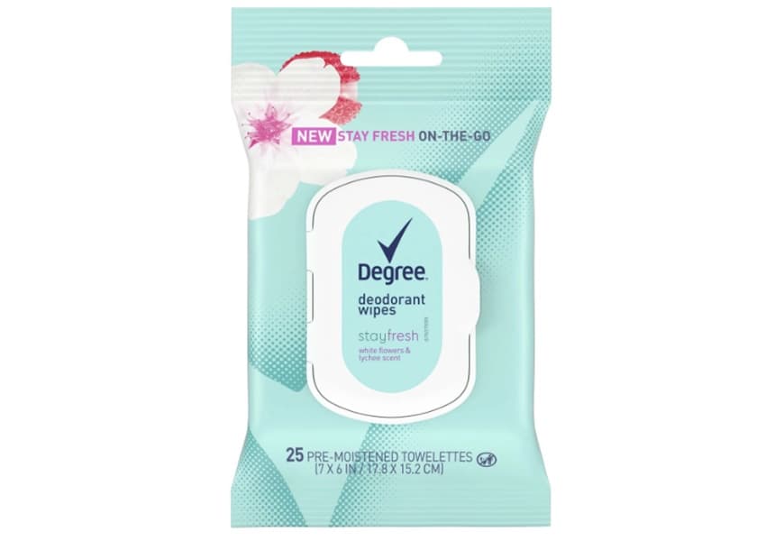 Degree for Women White Flower & Lychee Deodorant Wipes