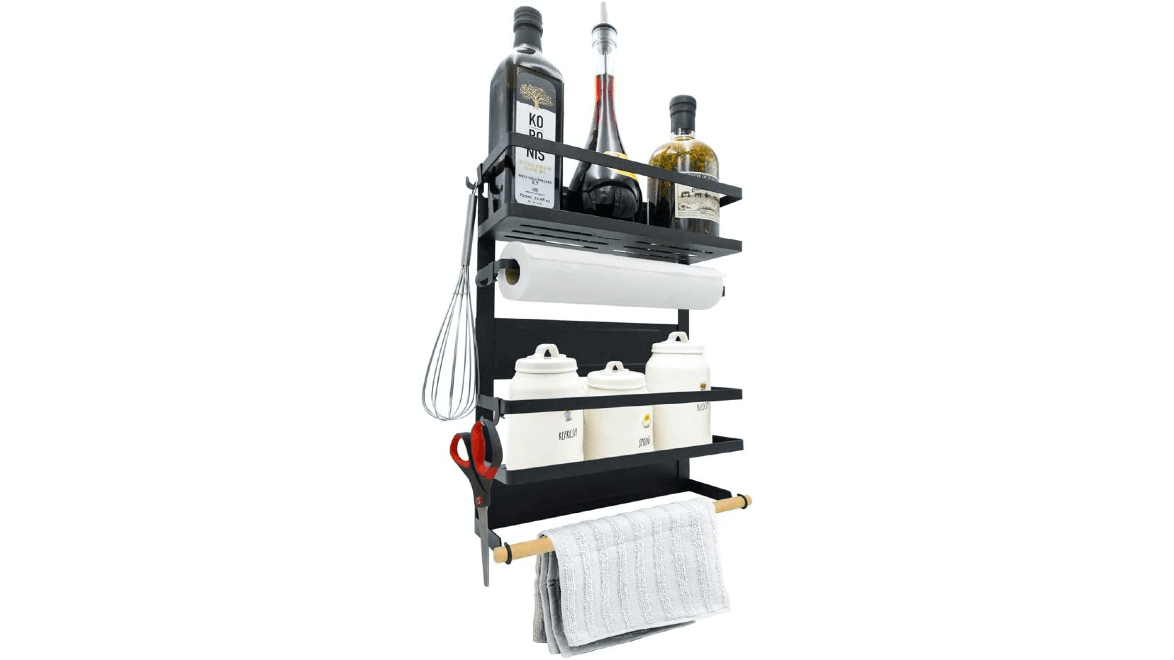 magnetic kitchen rack for items