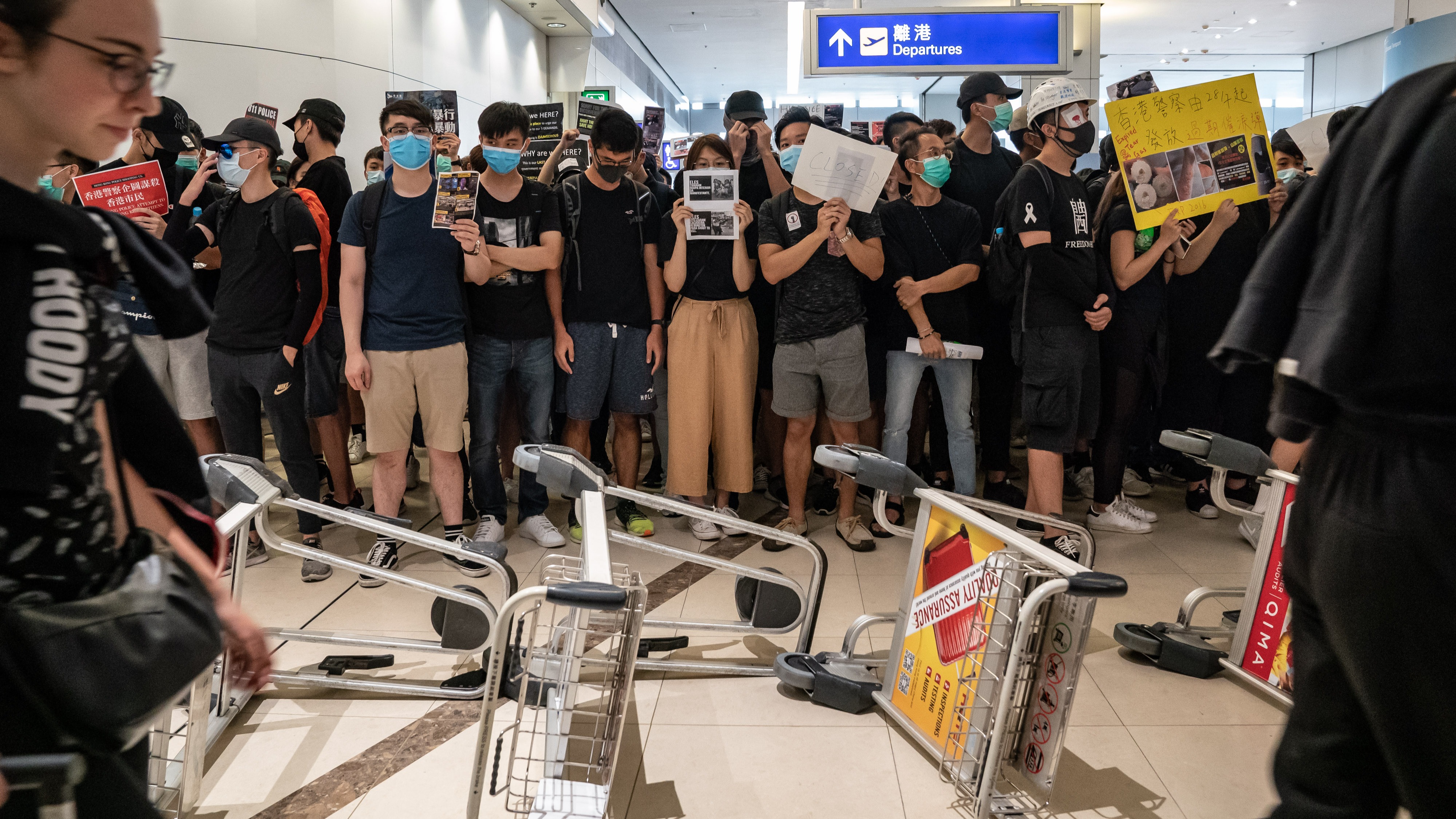 Hong Kong airport protests