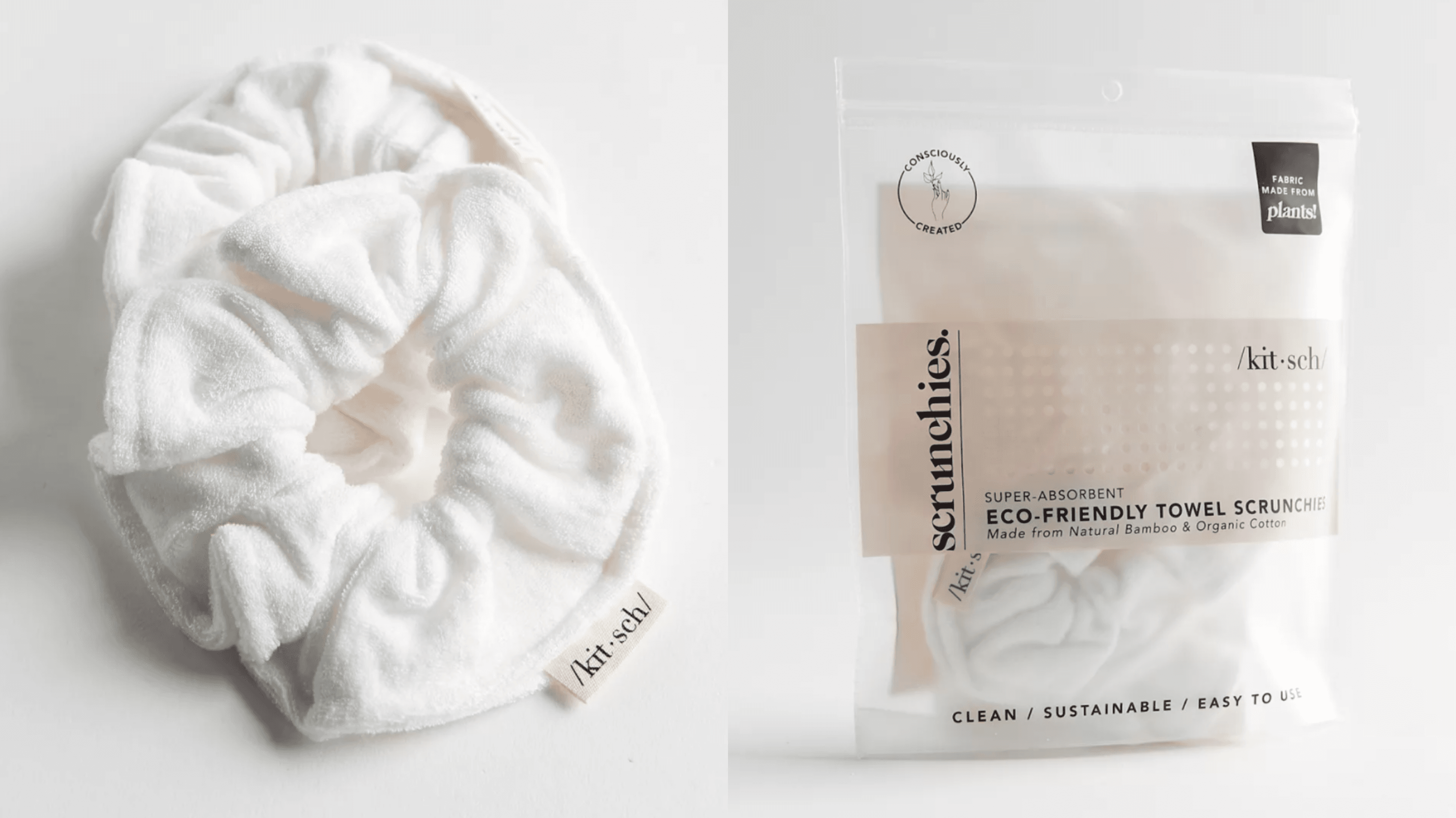 towel scrunchies for your hair post shower