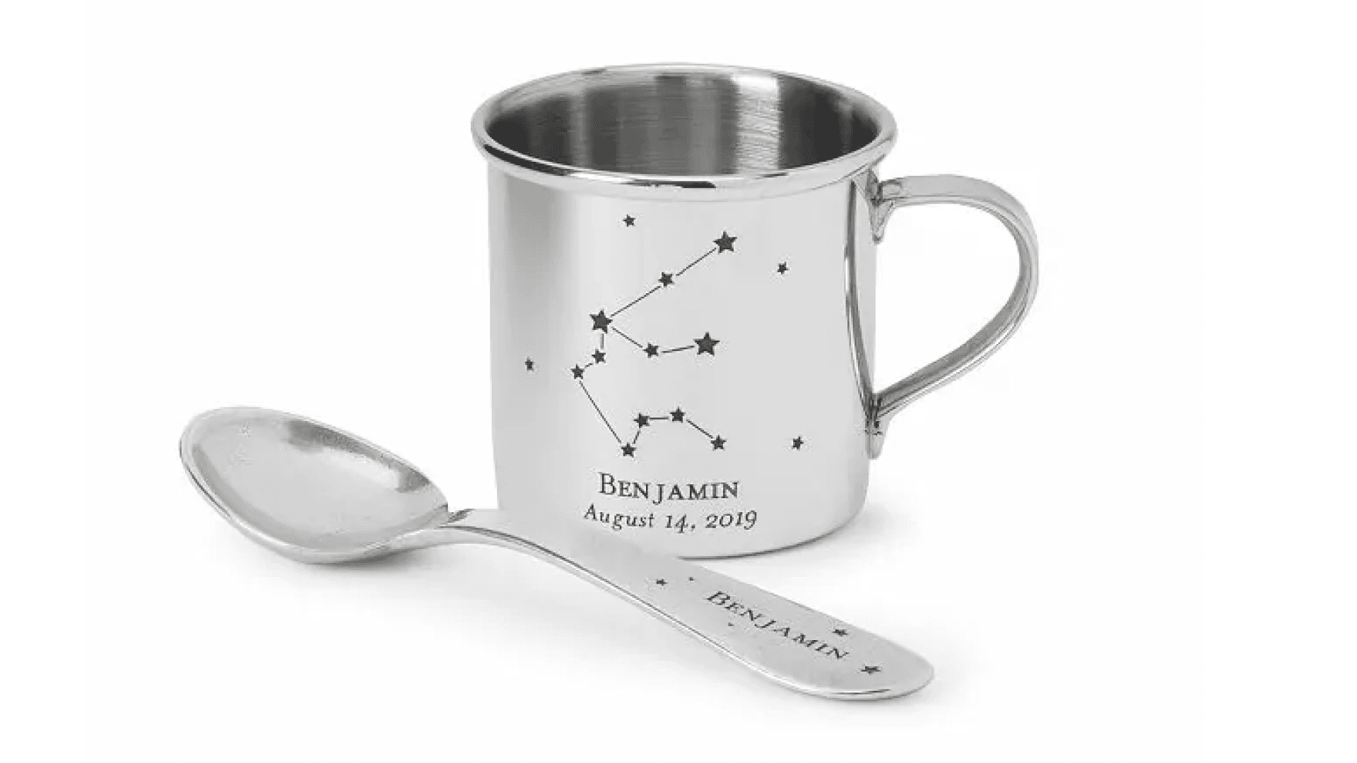 Astrology Gifts pewter spoon and cup