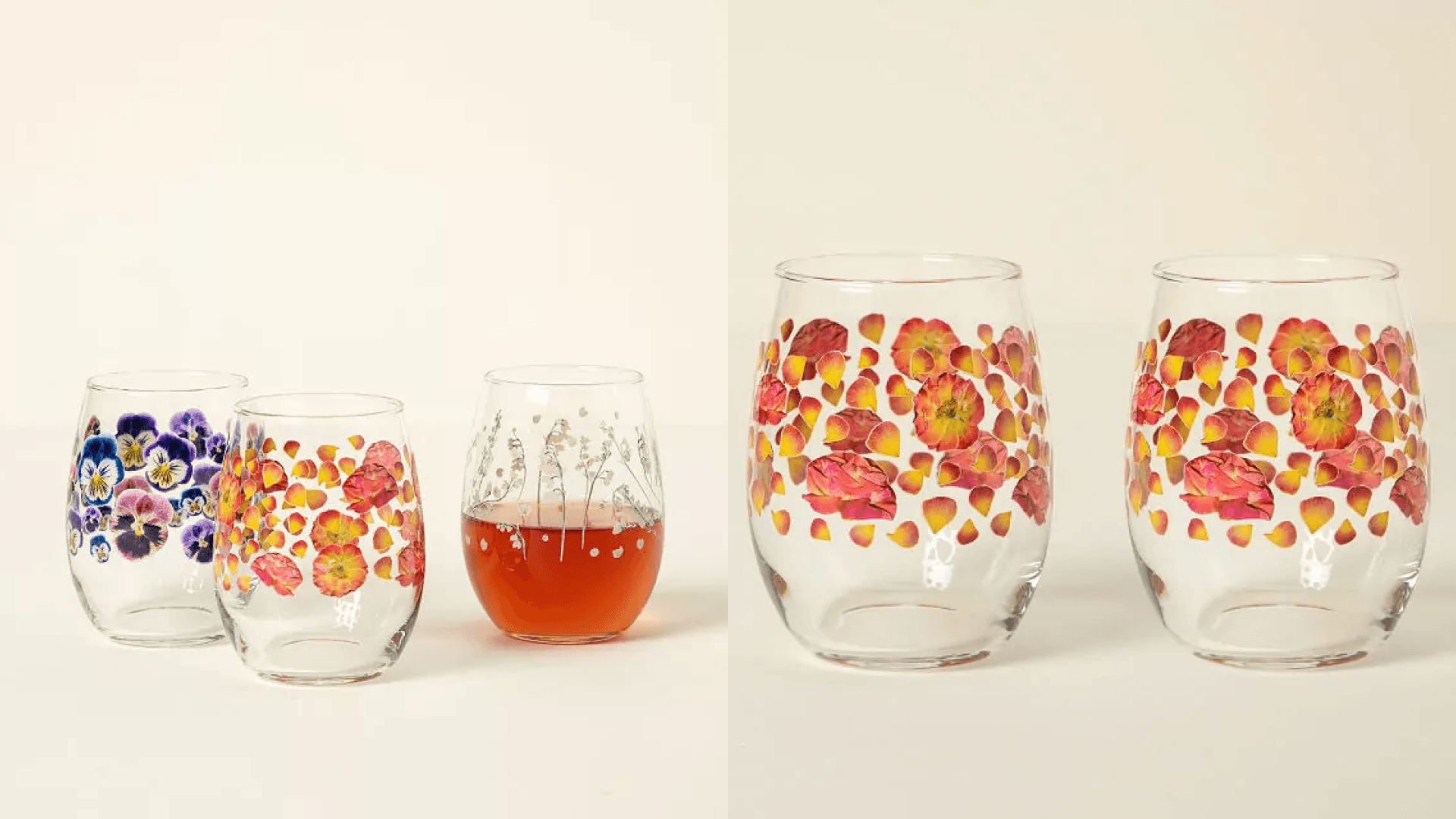 Glass tumblers