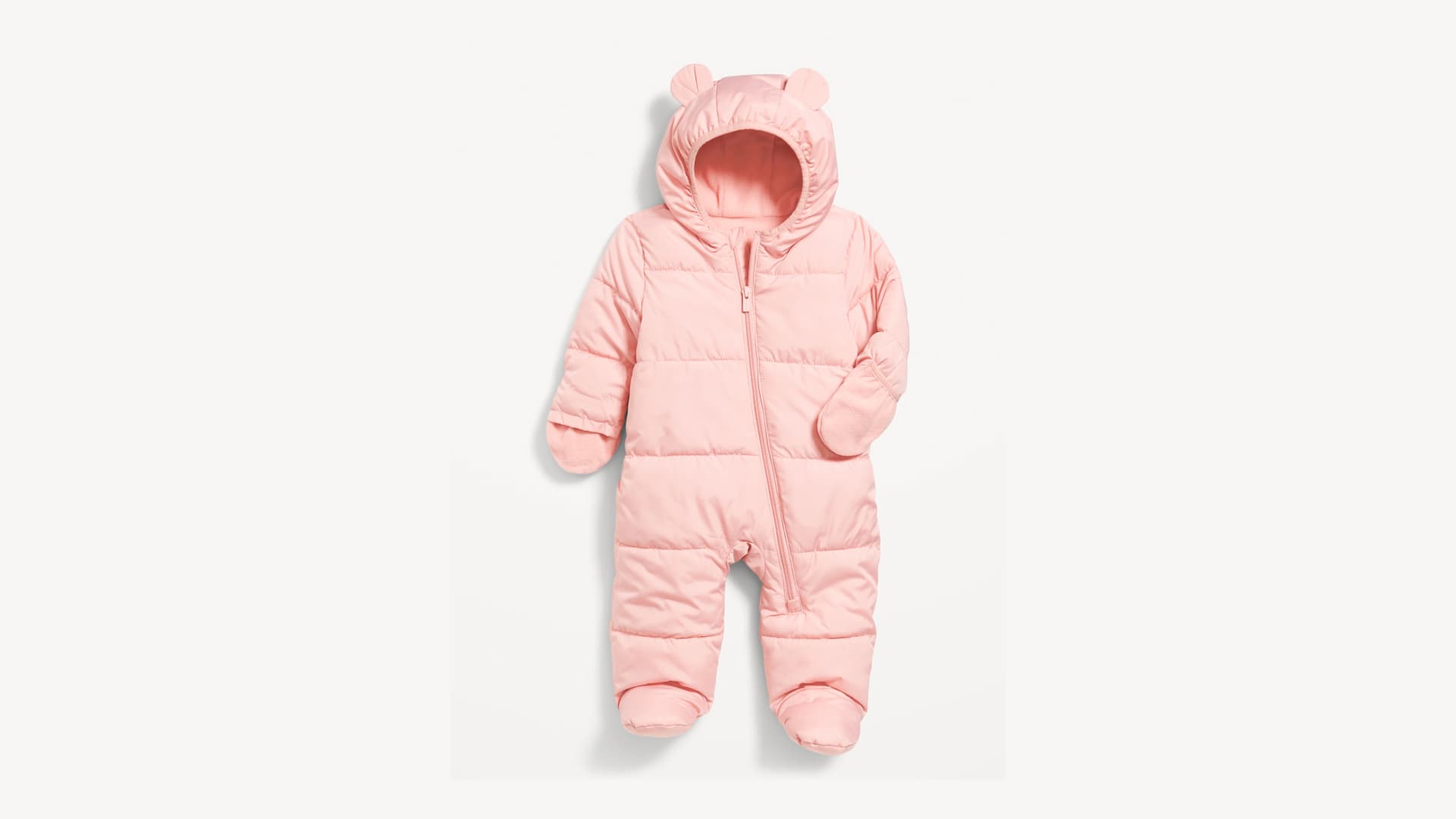 baby puffer snow suit