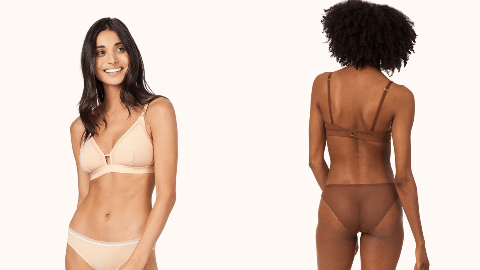 Maternity mesh bra and panty set