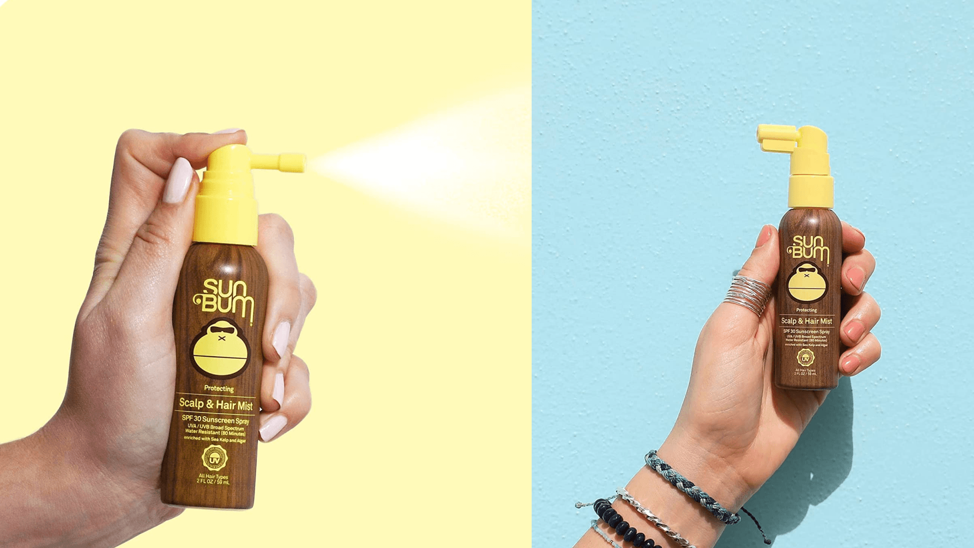 Sunbum sunscreen scalp spray