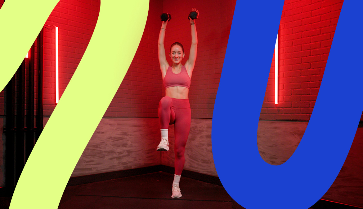 Featured image for Build Strength and Stability With These 6 Dumbbell Balance Exercises