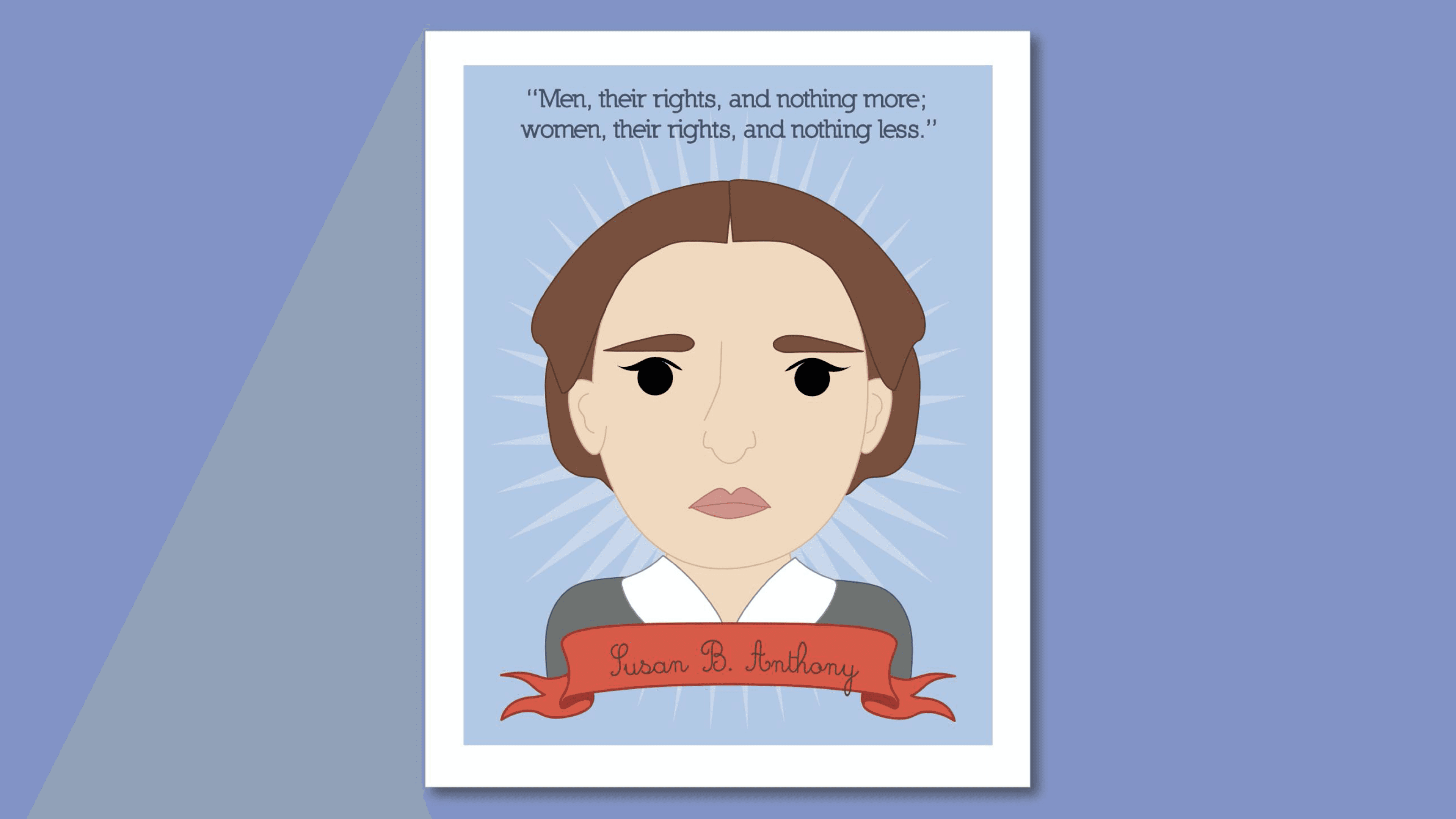 print of Susan B. Anthony