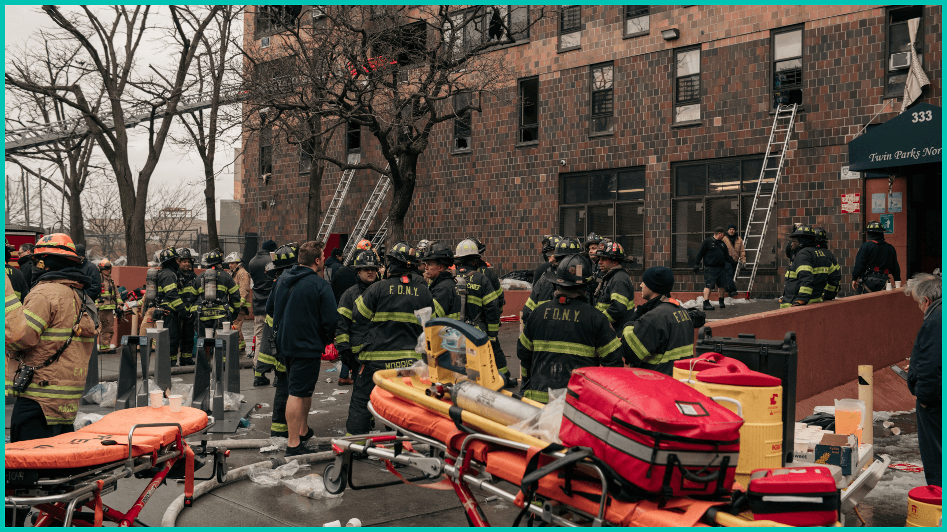 Bronx fire in NYC
