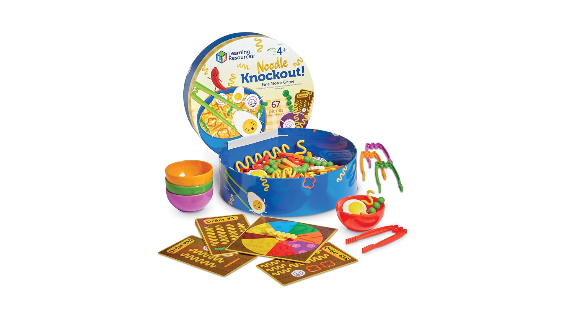Learning Resources Noodle Knockout! Fine Motor Game