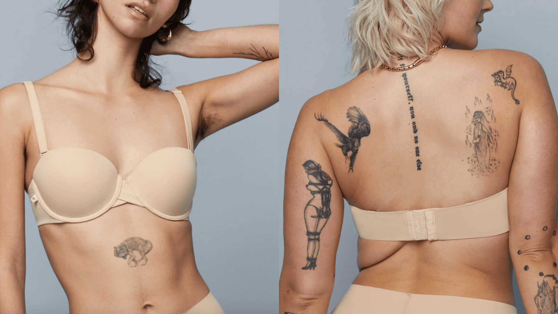 No slip strapless bra