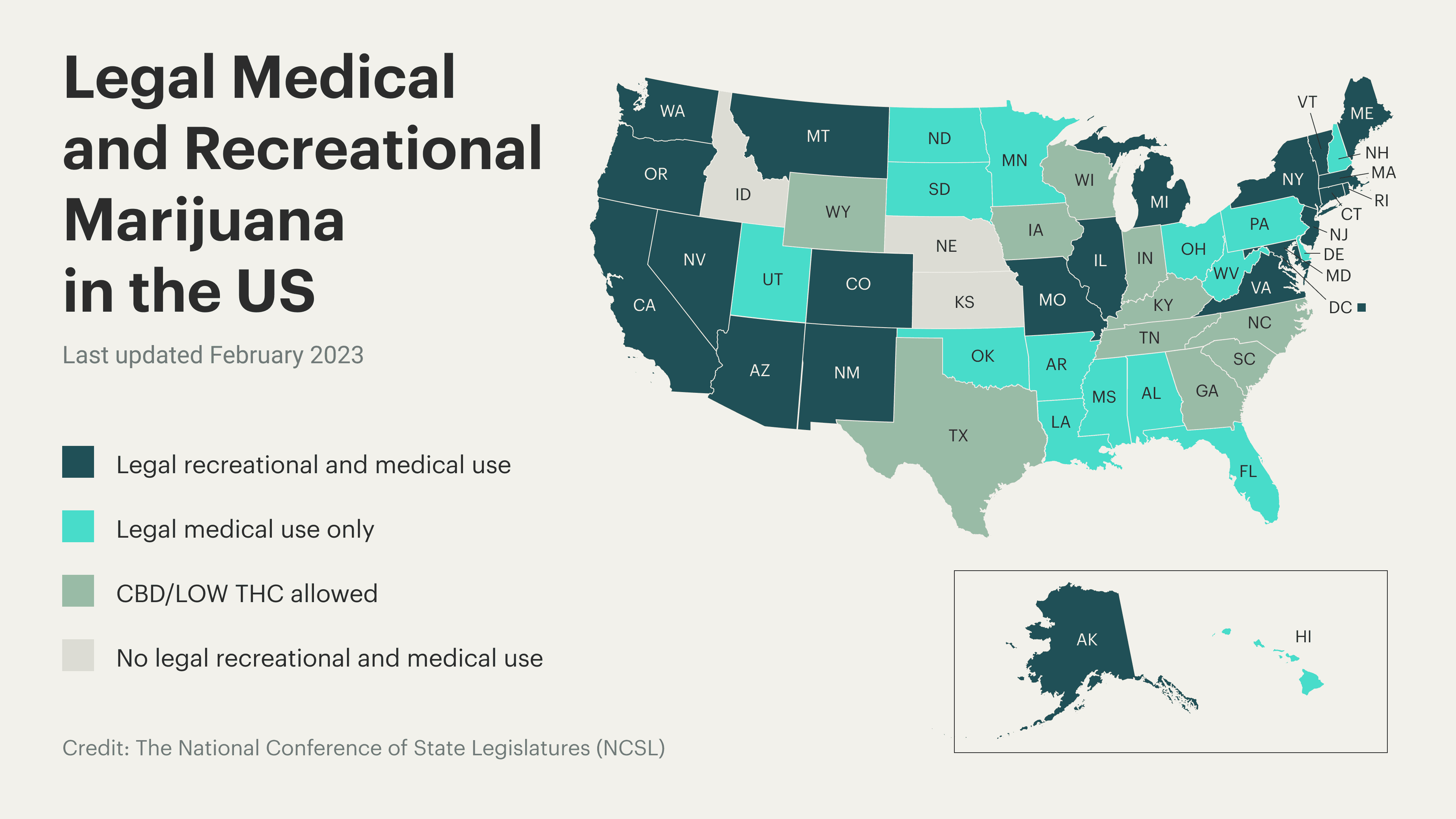 NCSL Marijuana Legalization Map