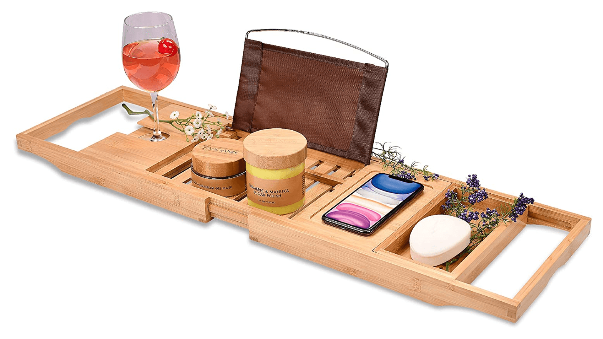 Bathtub caddy tray