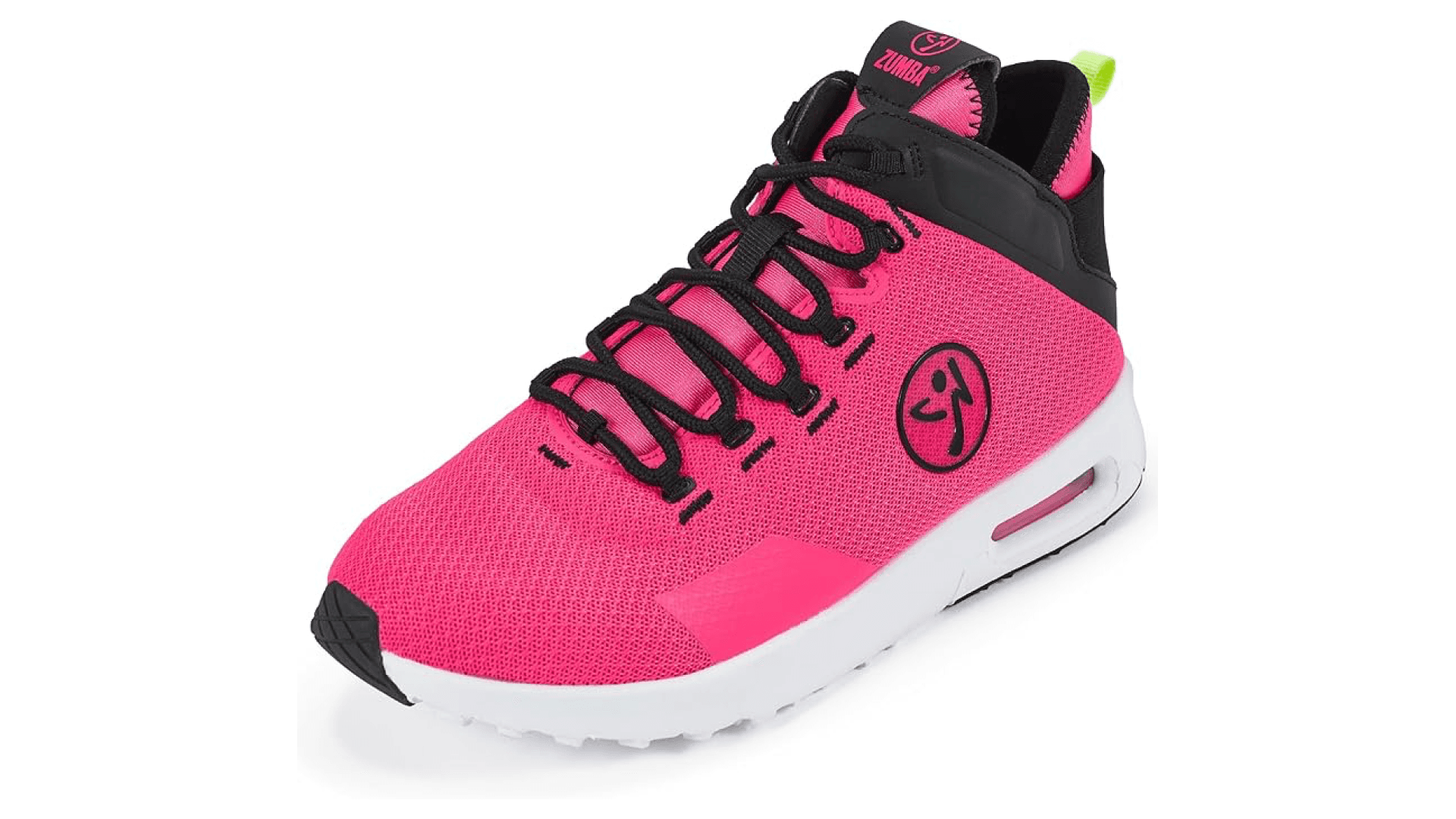 ZUMBA Women’s Air Funk Foam-Sole Dance Sneakers, 7, Pink/Black 2