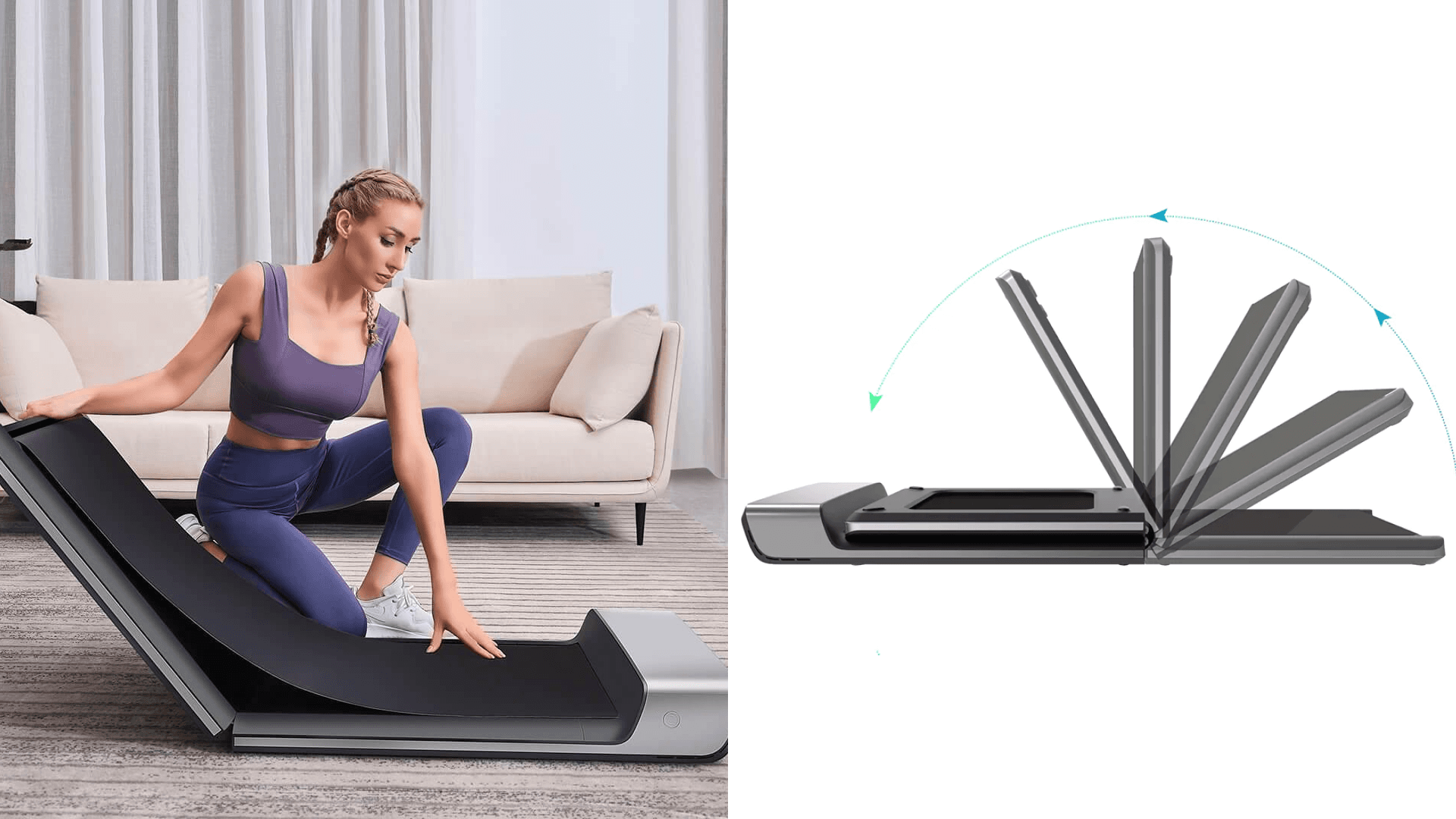 Under desk treadmill