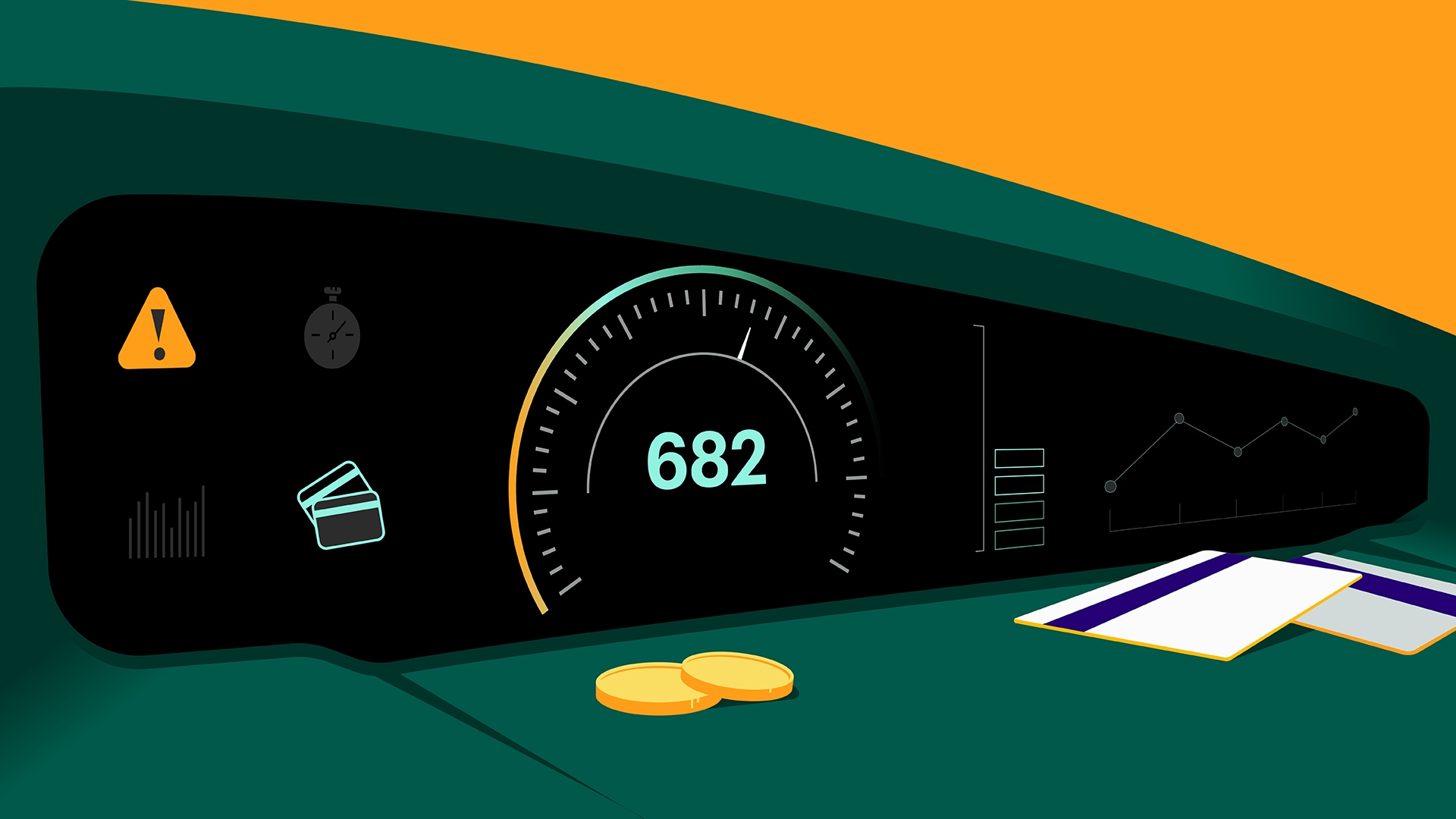 CC Debt and Credit Score Image