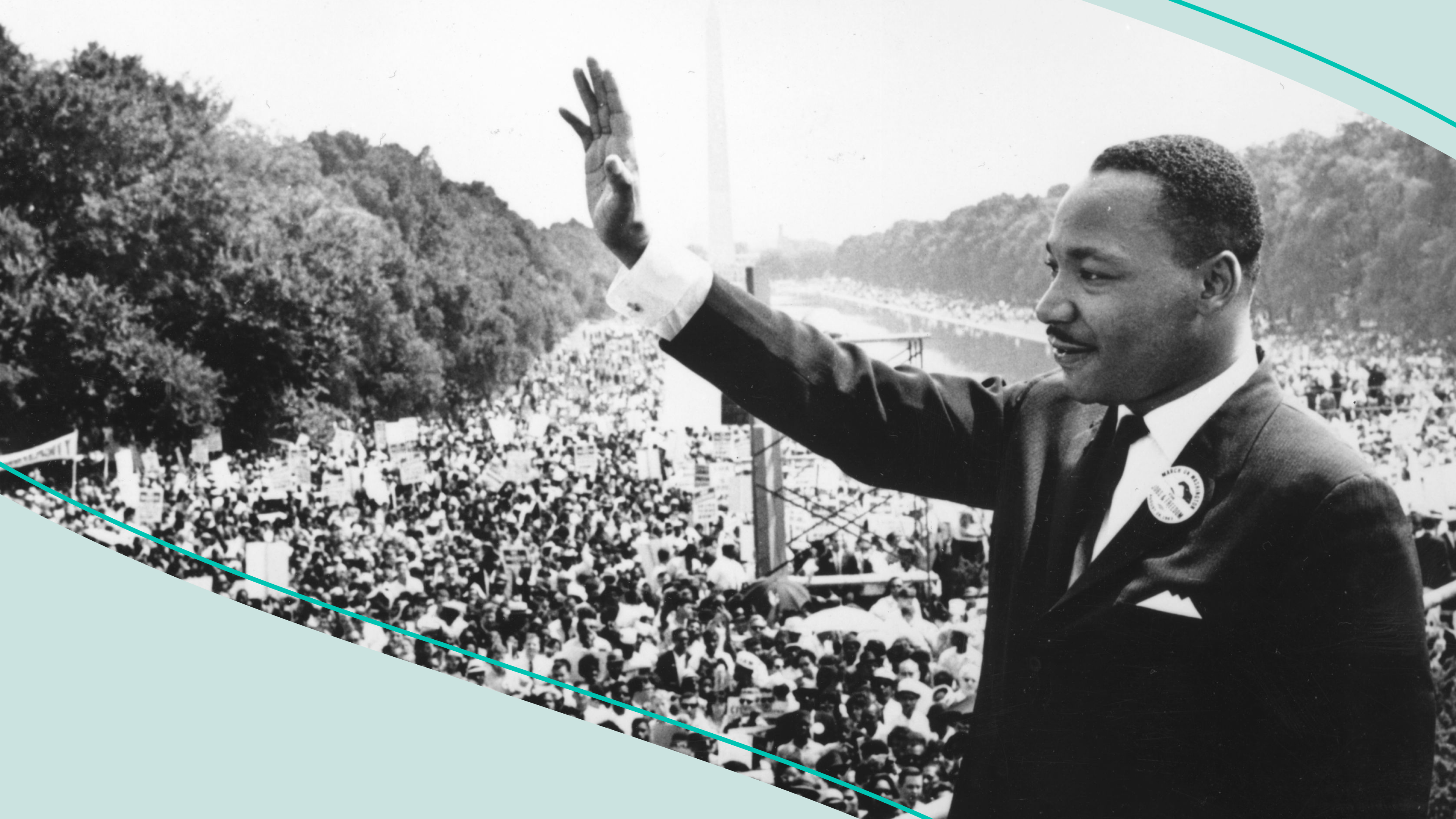 MLK, Jr. at the Washington Mall