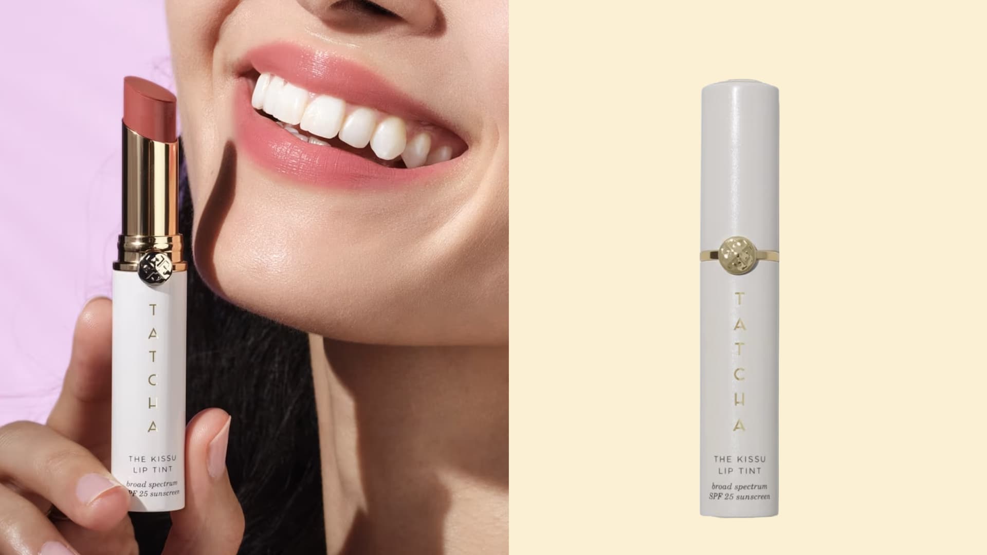 A creamy lip tint with SPF