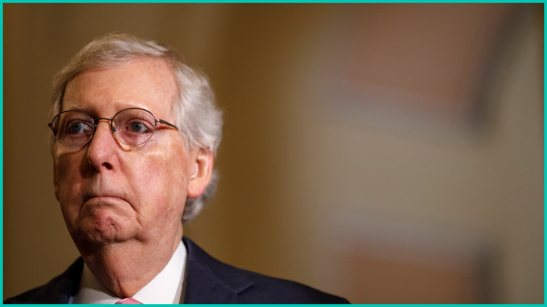 Senate Majority Leader Mitch McConnell (R-KY) delivers remarks during the Weekly Senate Policy Luncheon Press Conference on June 25, 2019