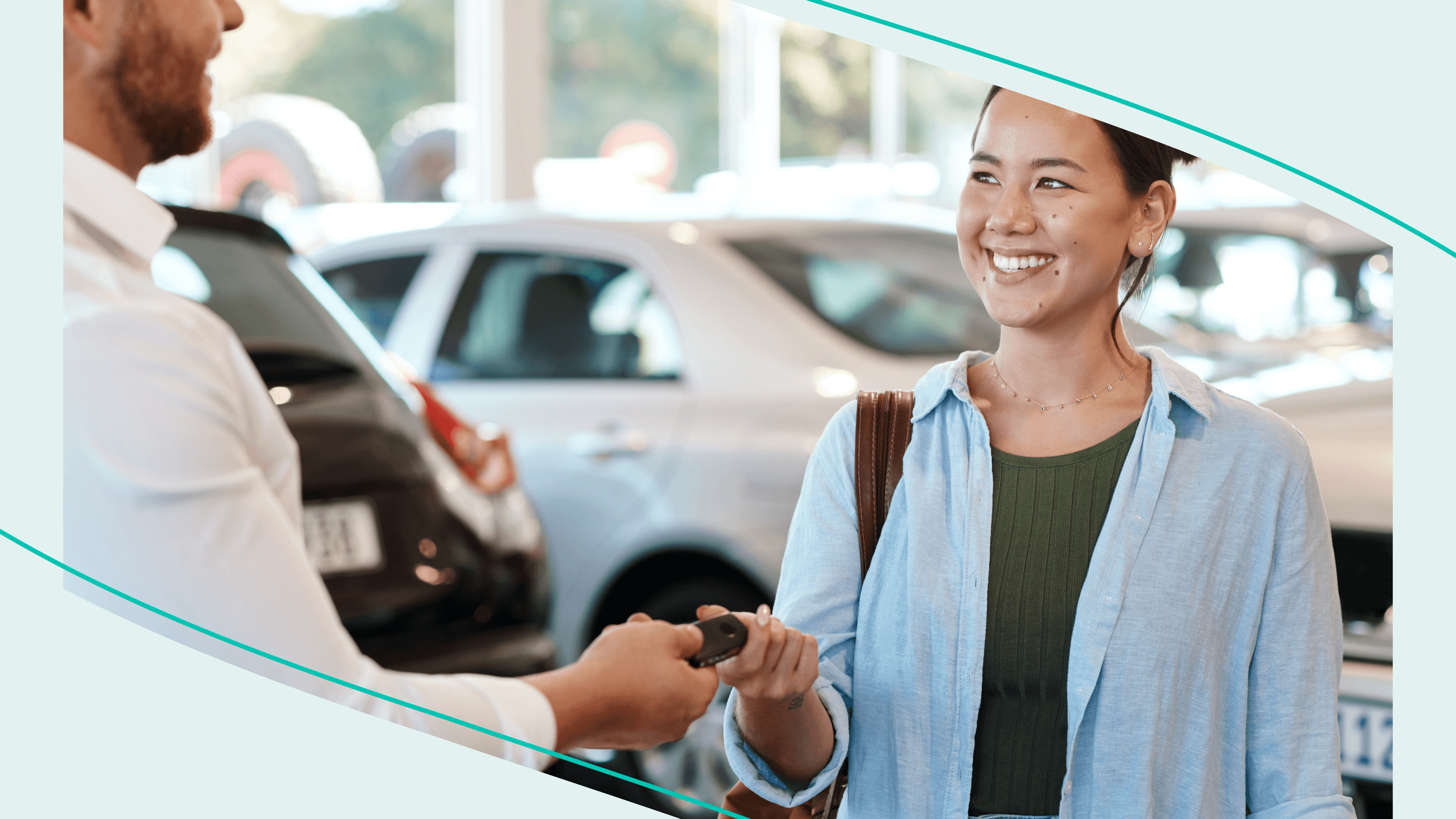 Woman takes car keys from many