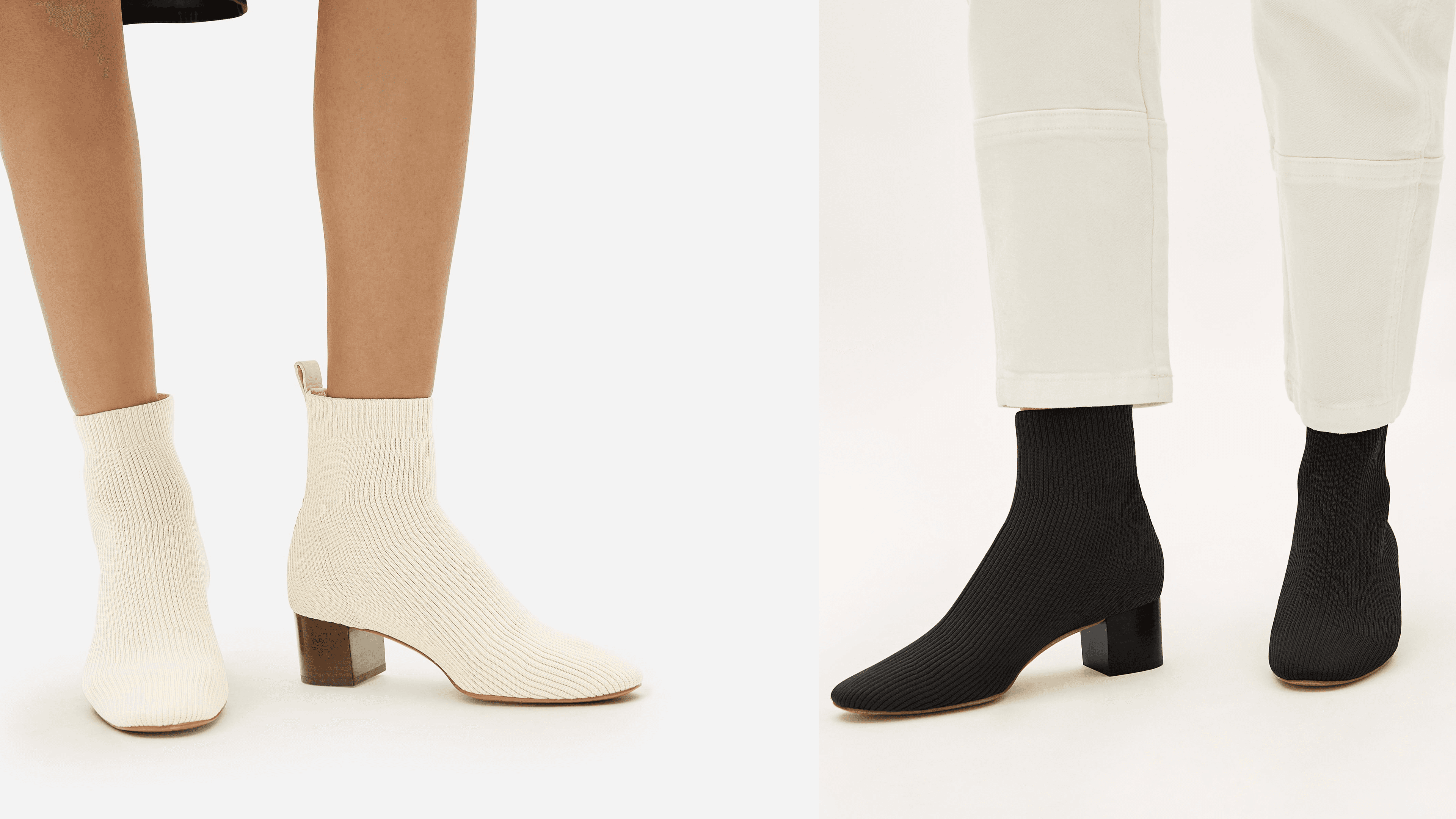 everlane black sock boots