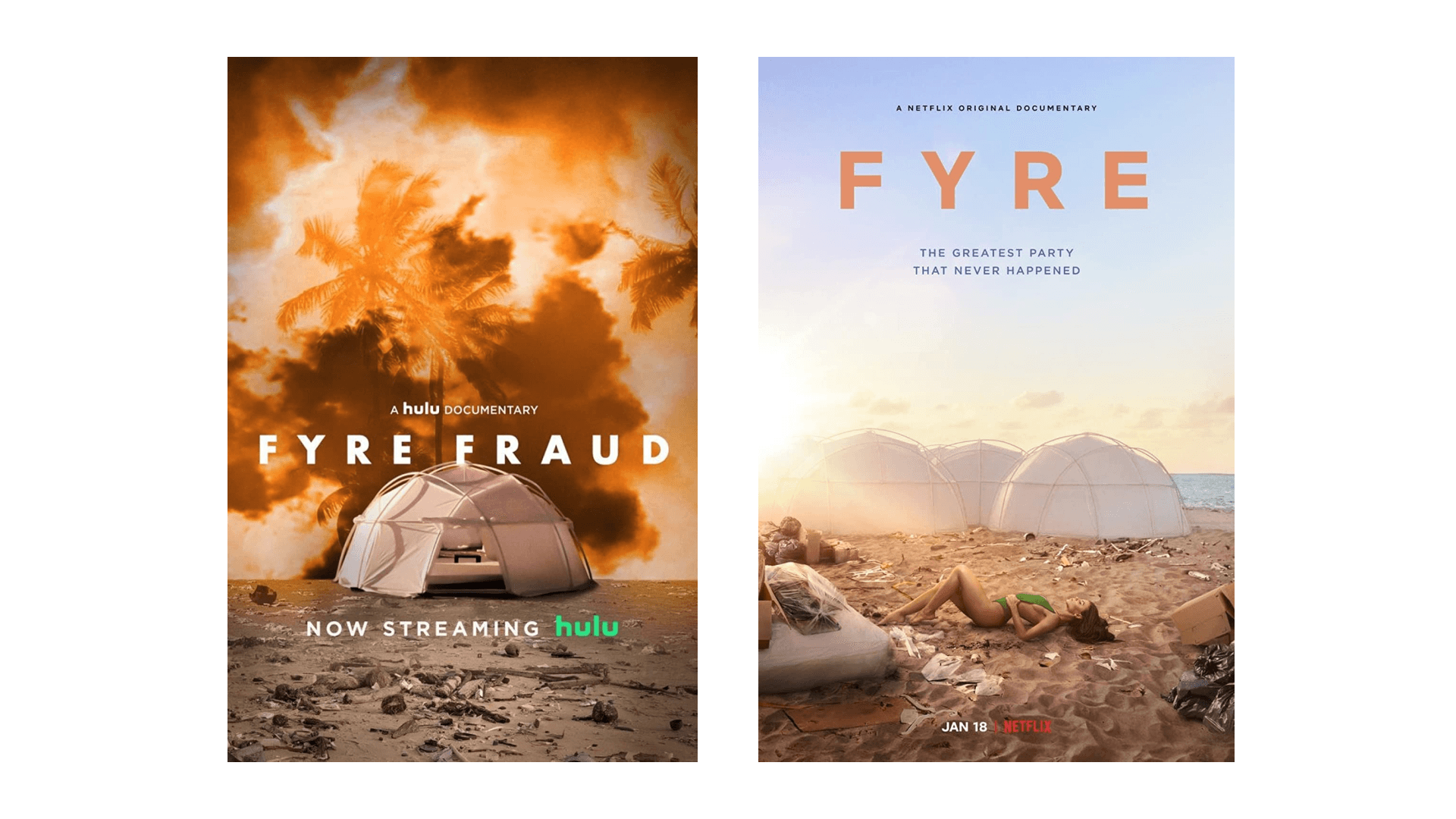 “Fyre: The Greatest Party That Never Happened" Posters