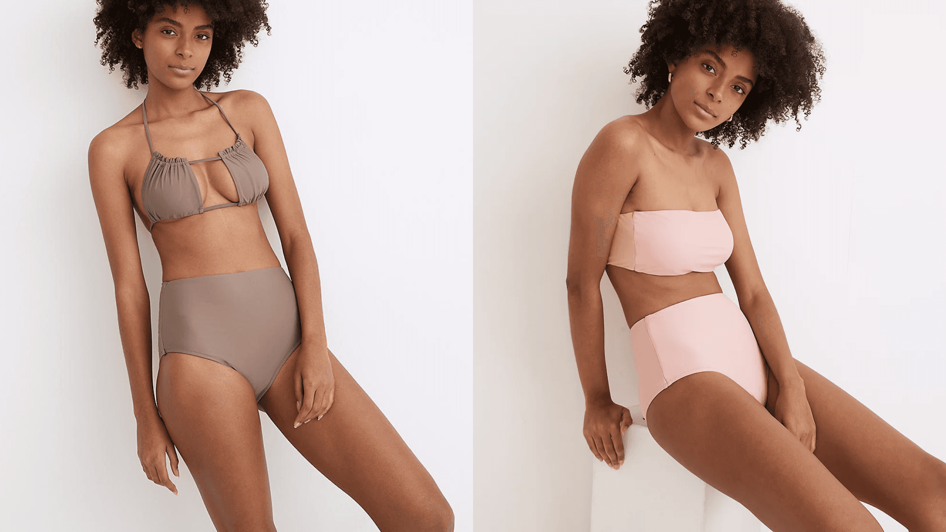 Madewell high waisted bikini bottom