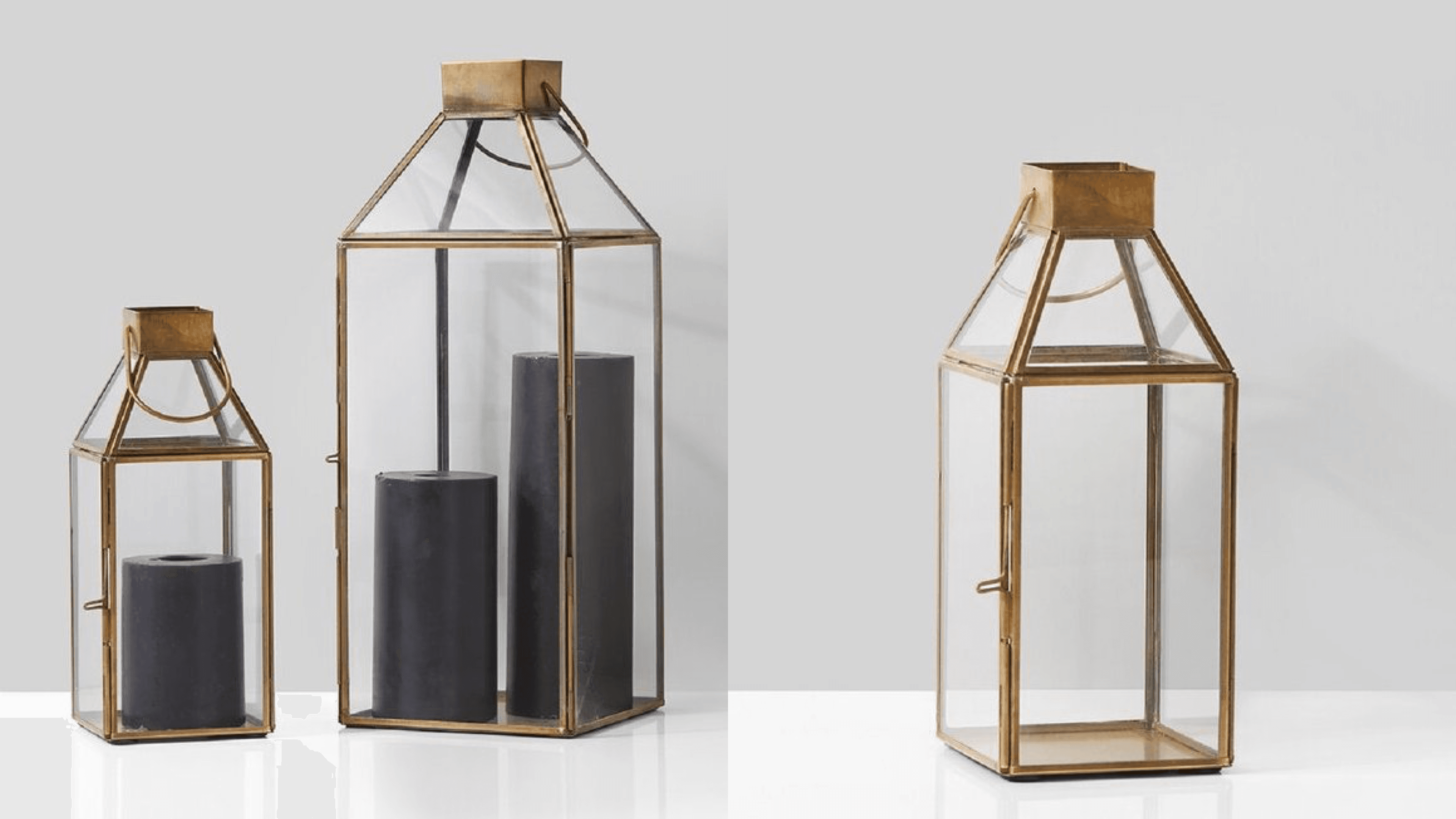 brass lanterns for candles