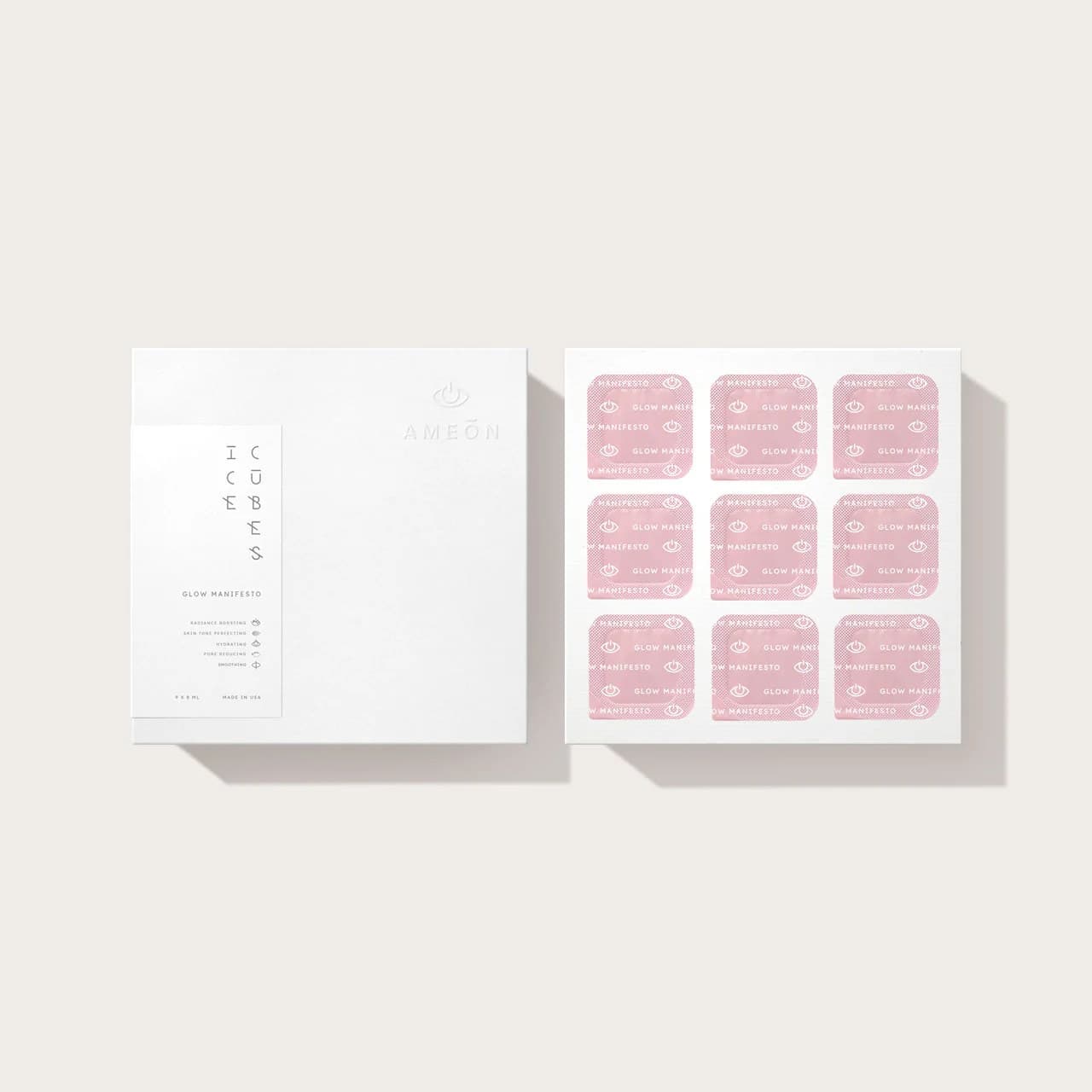 Ameon Skin Glow Manifesto Frozen Essence Ice Cubes (Set of 9)