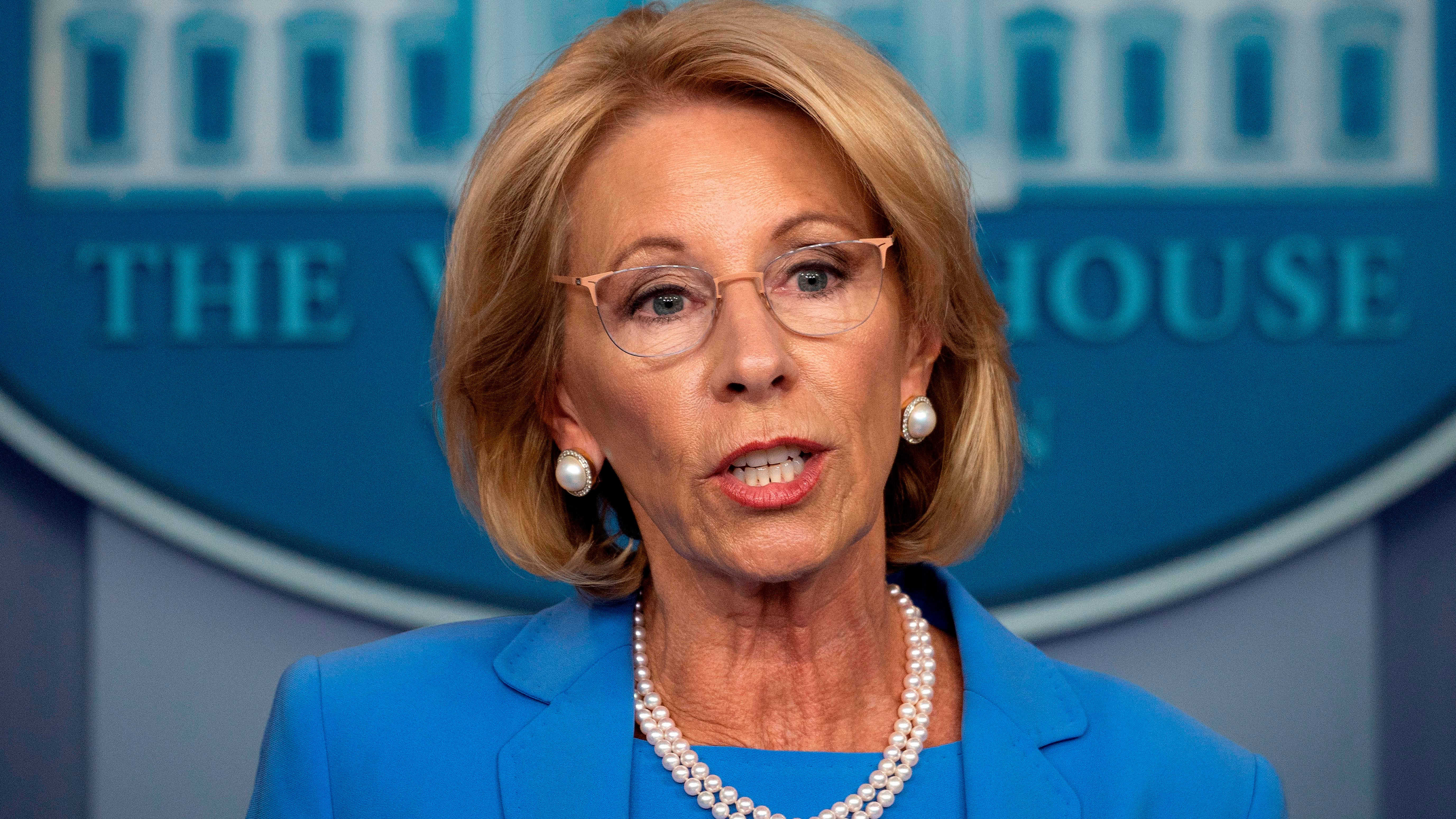Education Secretary Betsy DeVos