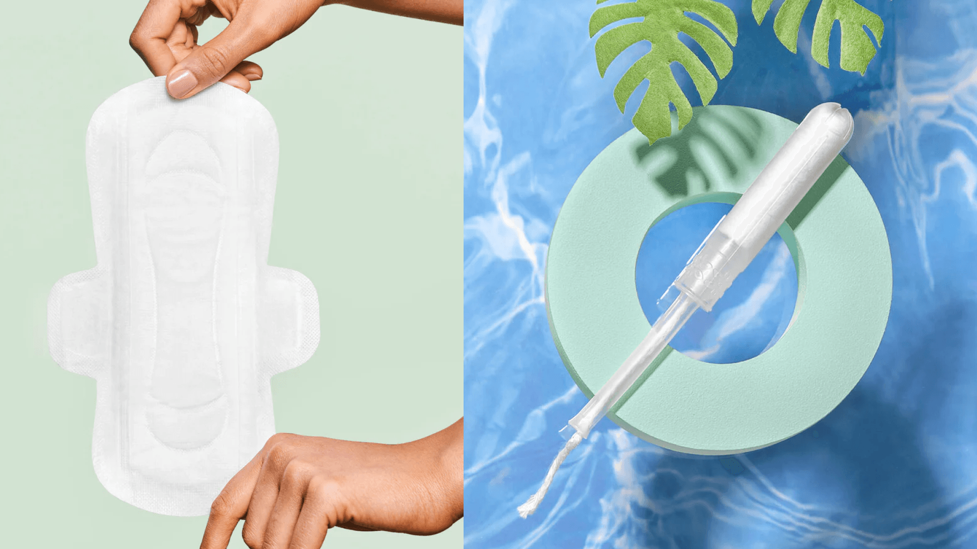 organic cotton tampons and pads