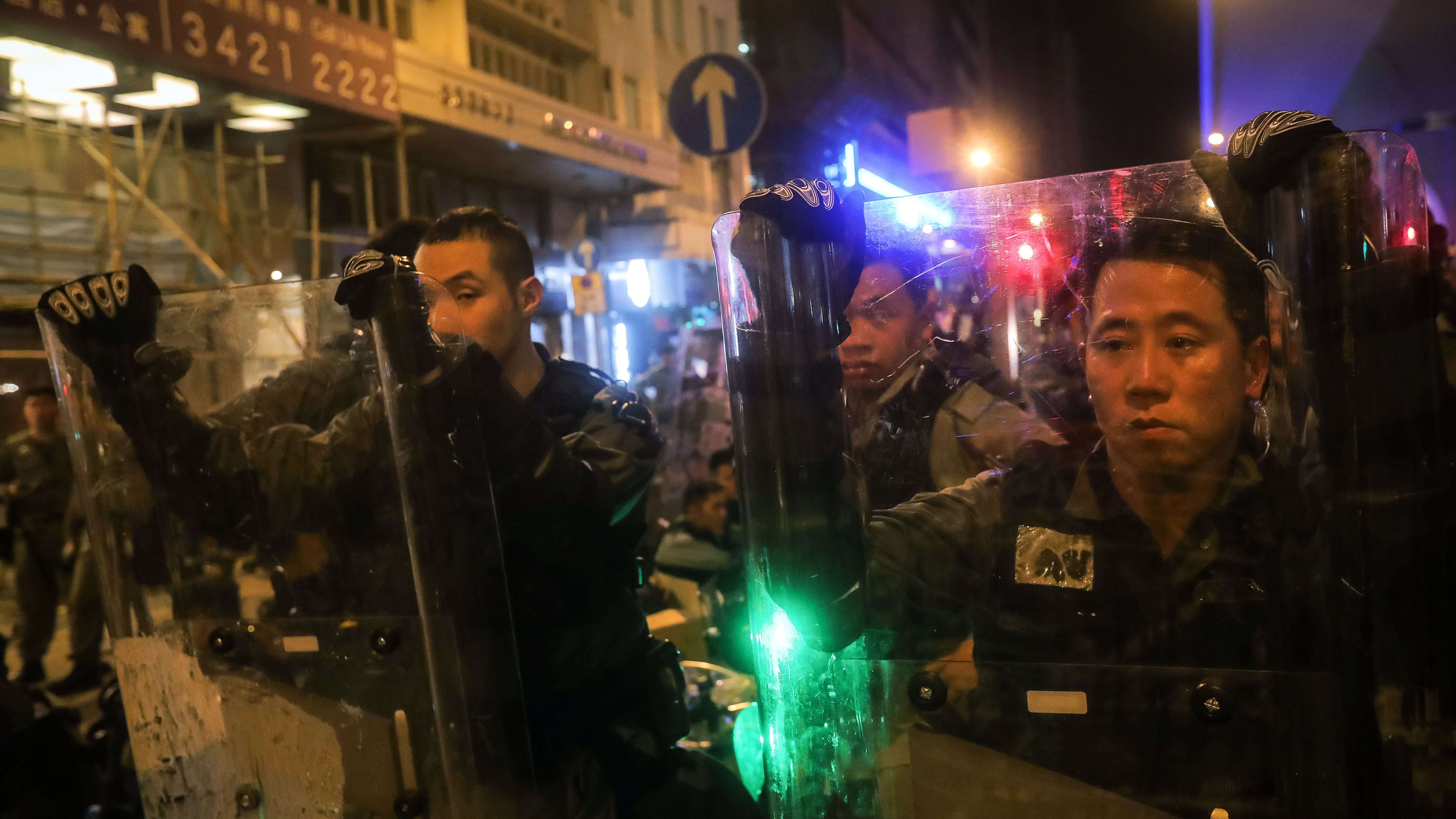 Hong Kong Police Protest