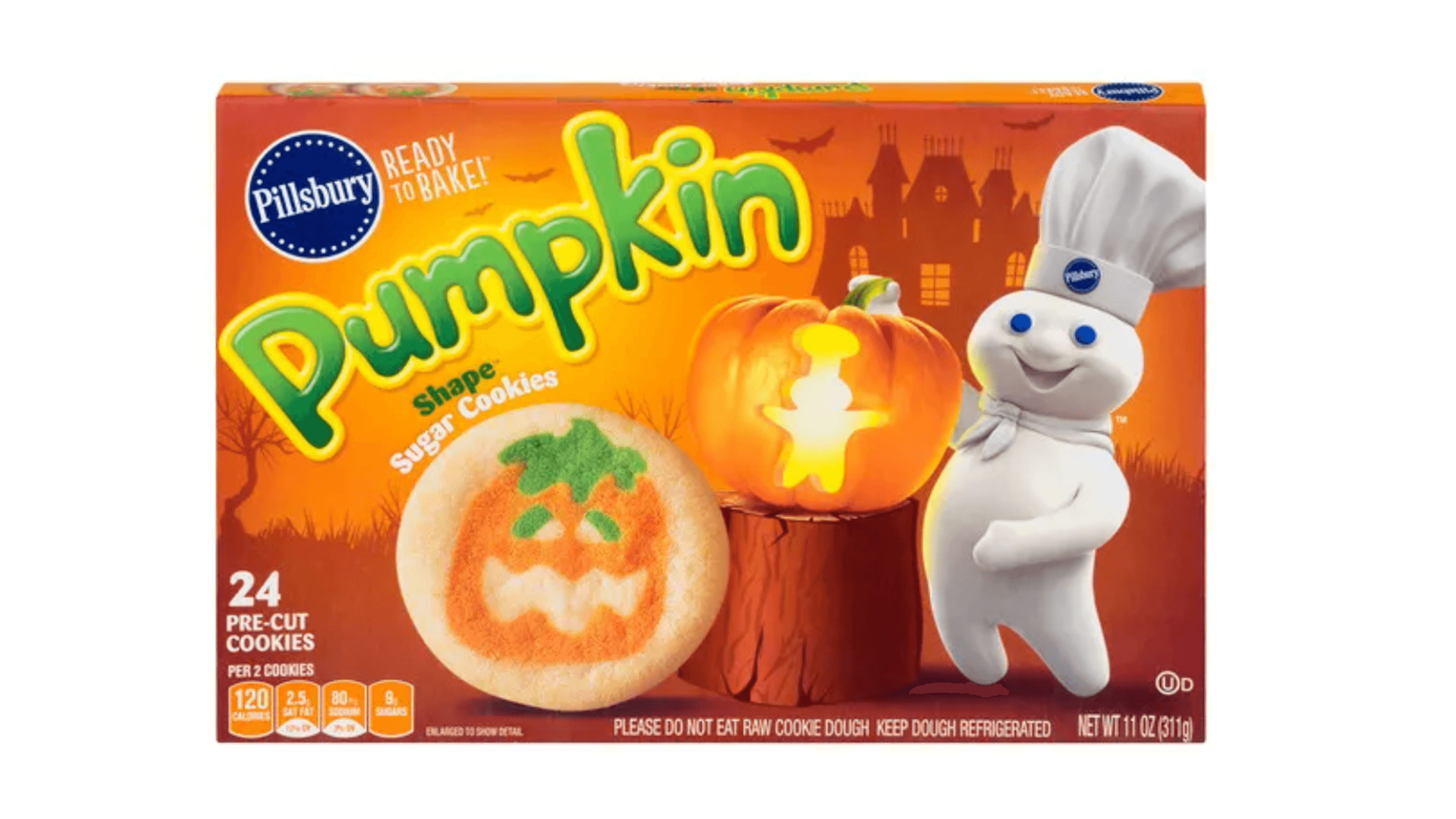 pillsbury sugar cookies with pumpkins