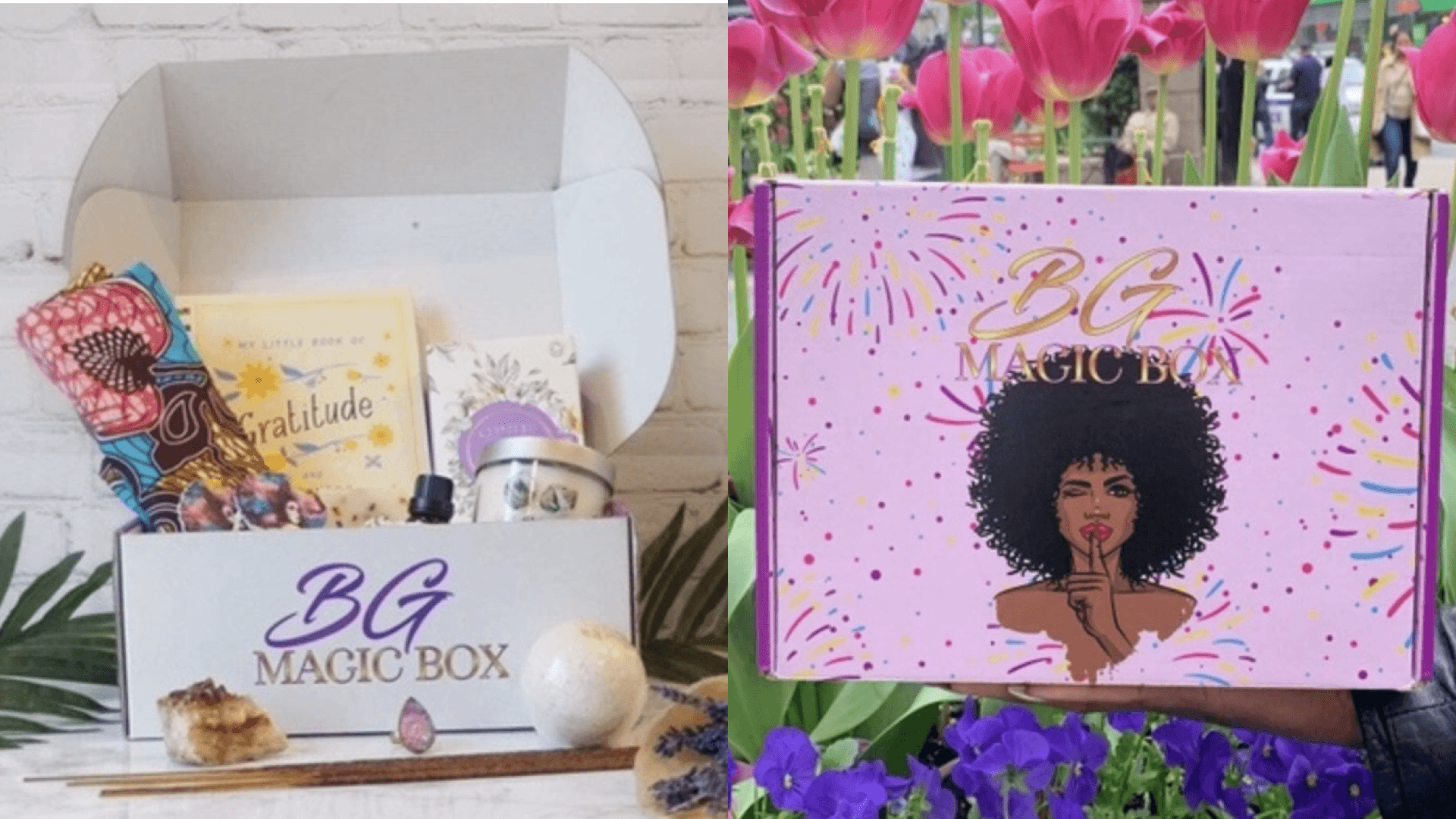 Self Care beauty box curated for black women