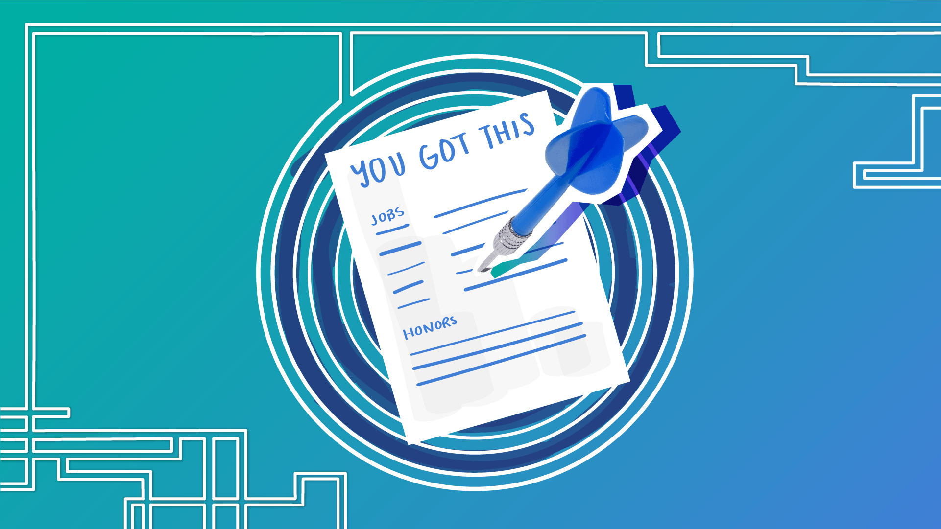 Resume Target Illustration