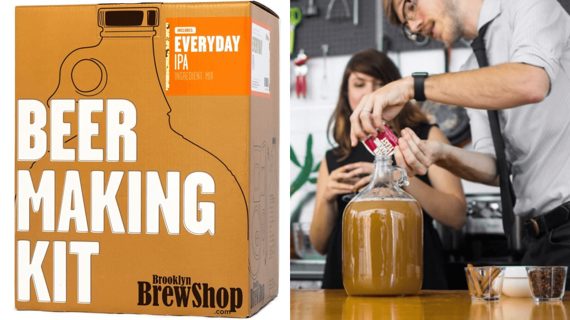 Beer brewing kit first date night ideas