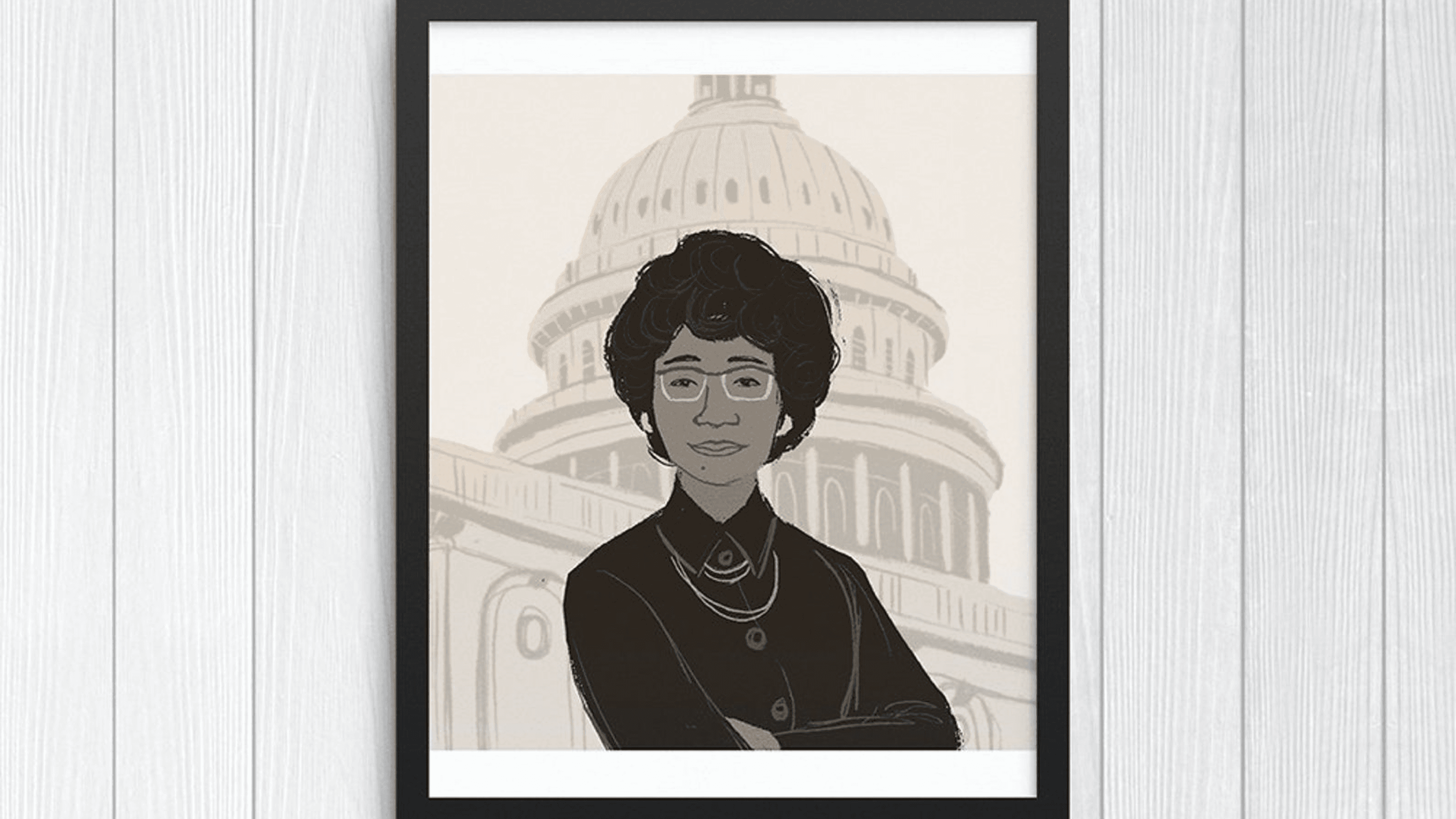 print of shirley chisholm