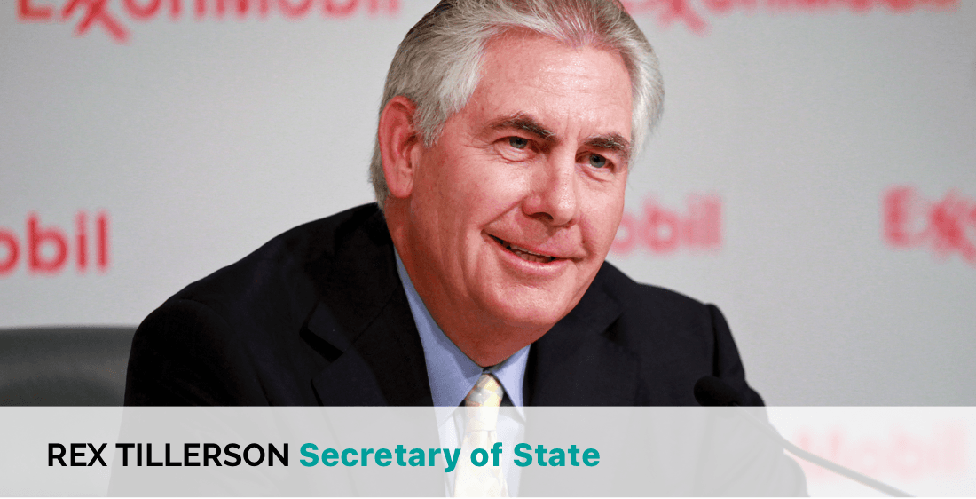 Rex Tillerson Secretary of State
