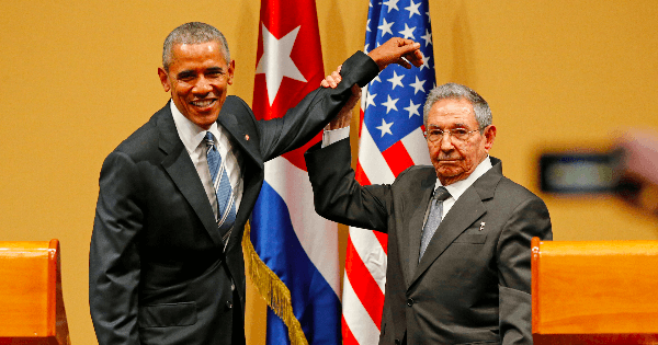 President Obama and Raul Castro