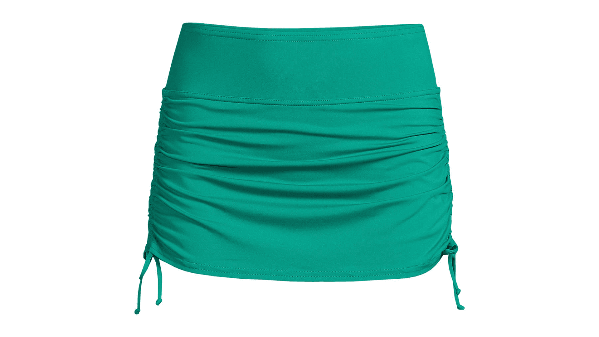 Green swim skirt
