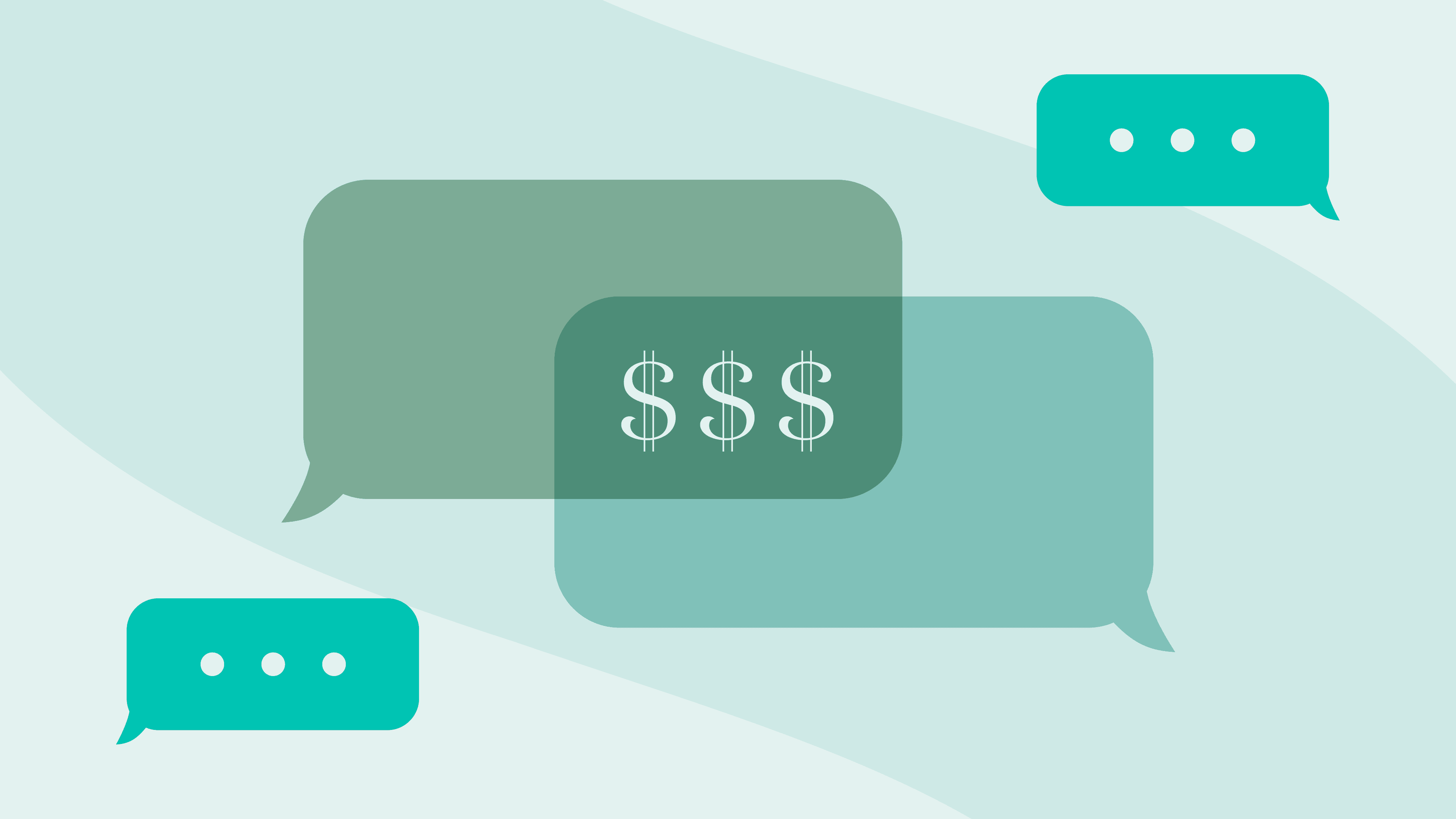 Text conversation bubbles