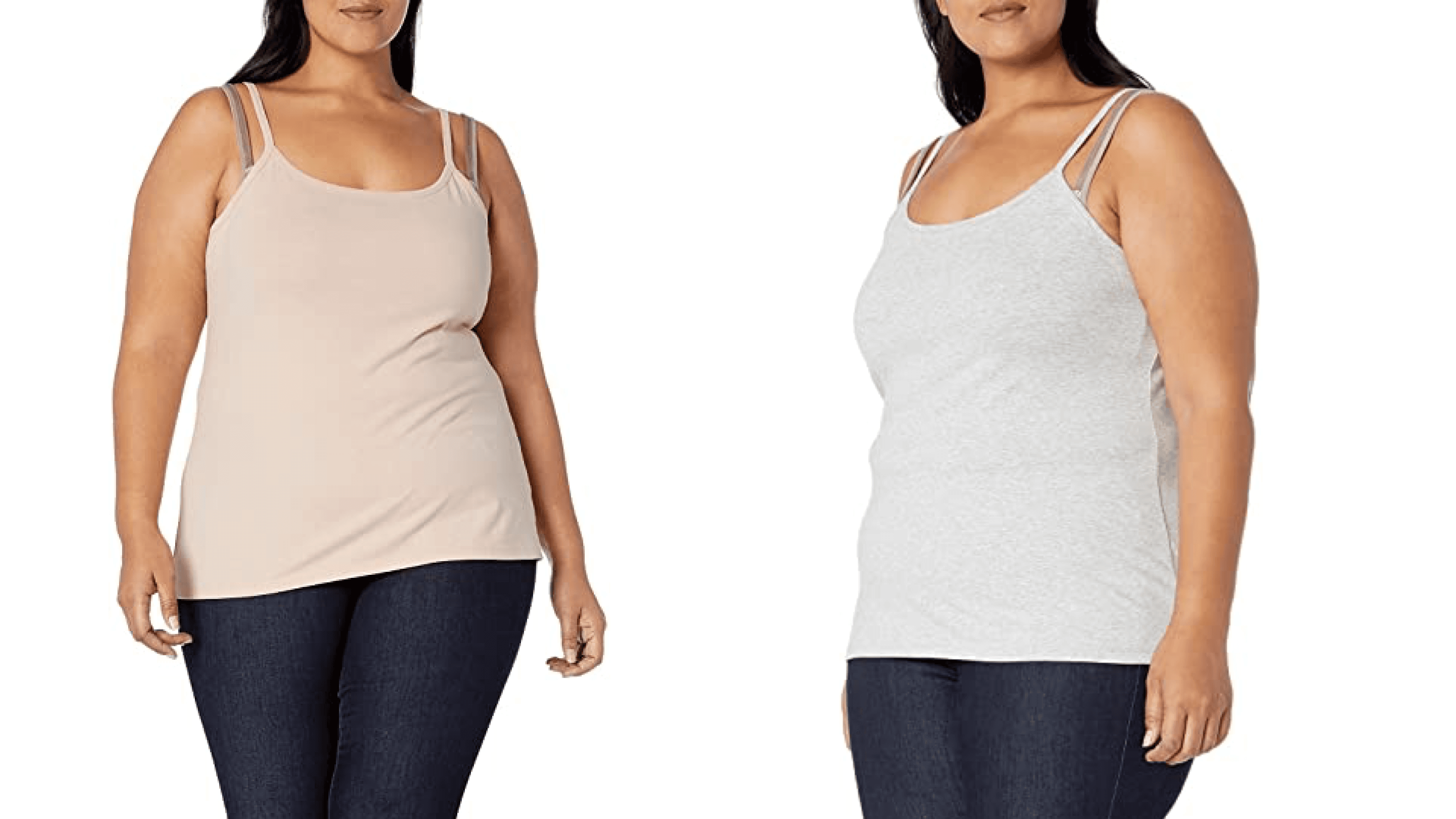 neutral colored camisole tops